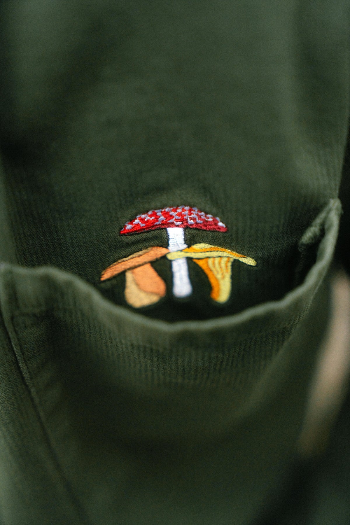 Bedford Courd Shirt - Rifle Green