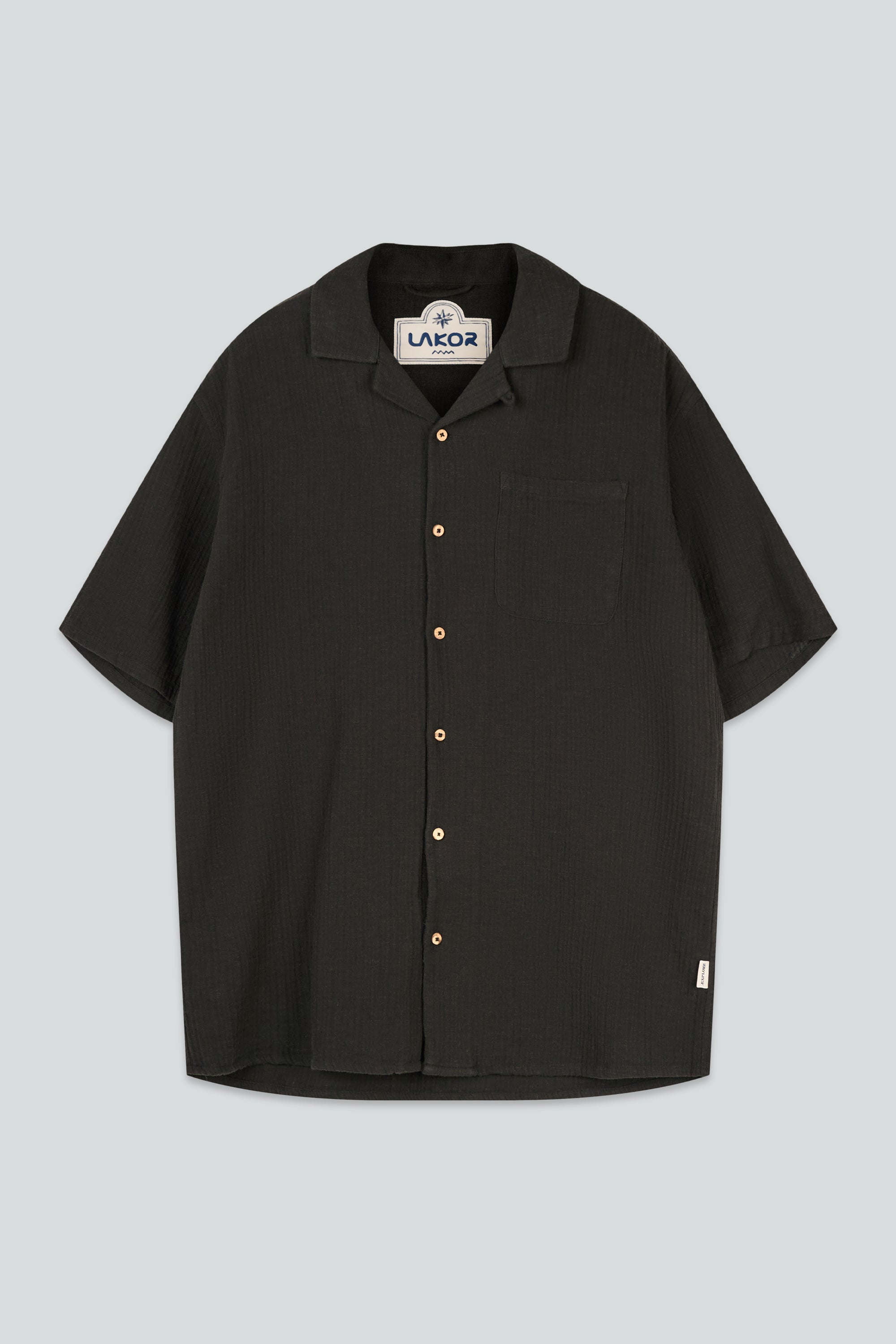 LAKOR Coastline Short Sleeve Shirt Short Sleeve Shirt Moonless Night