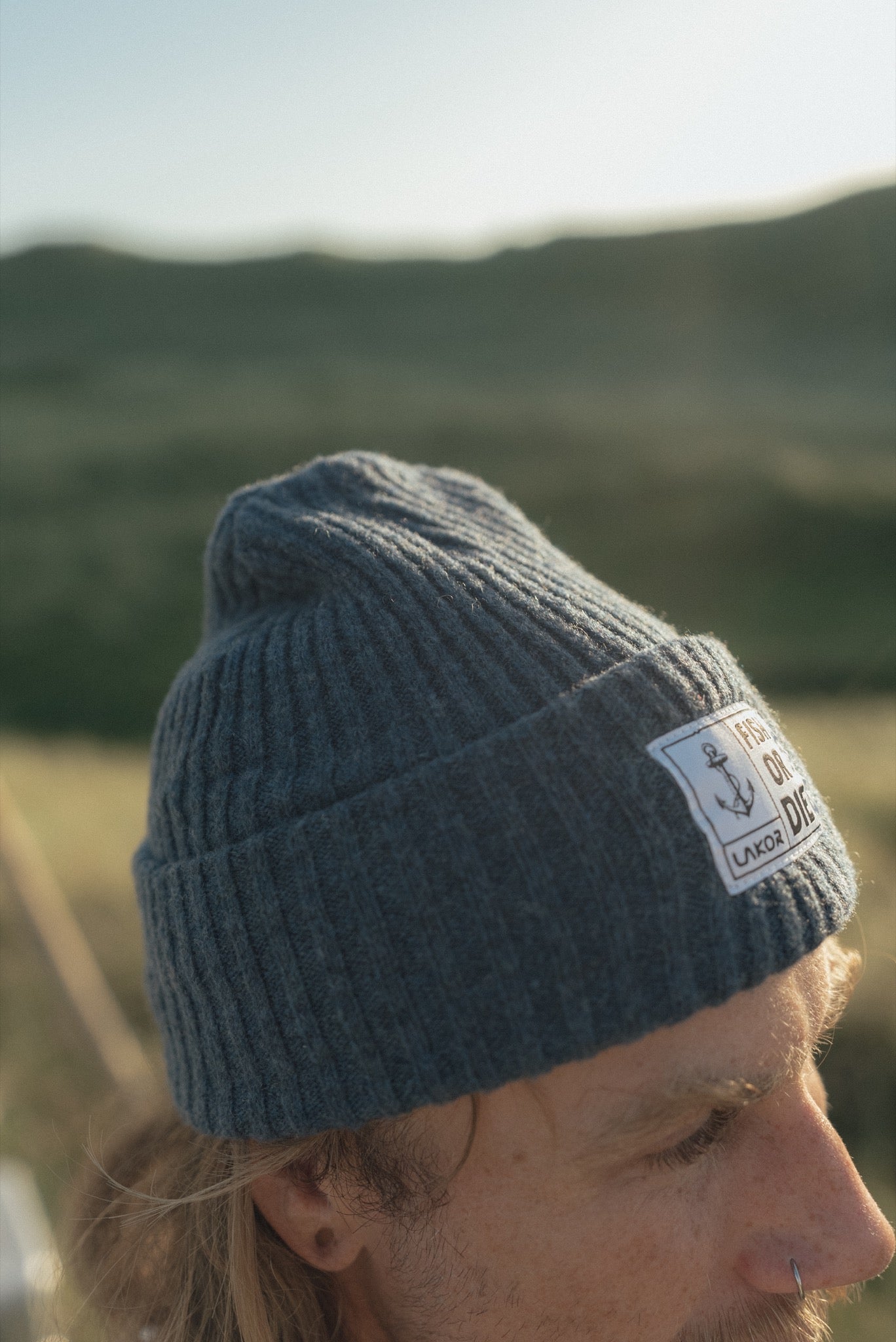 Fish or Die Beanie - Navy