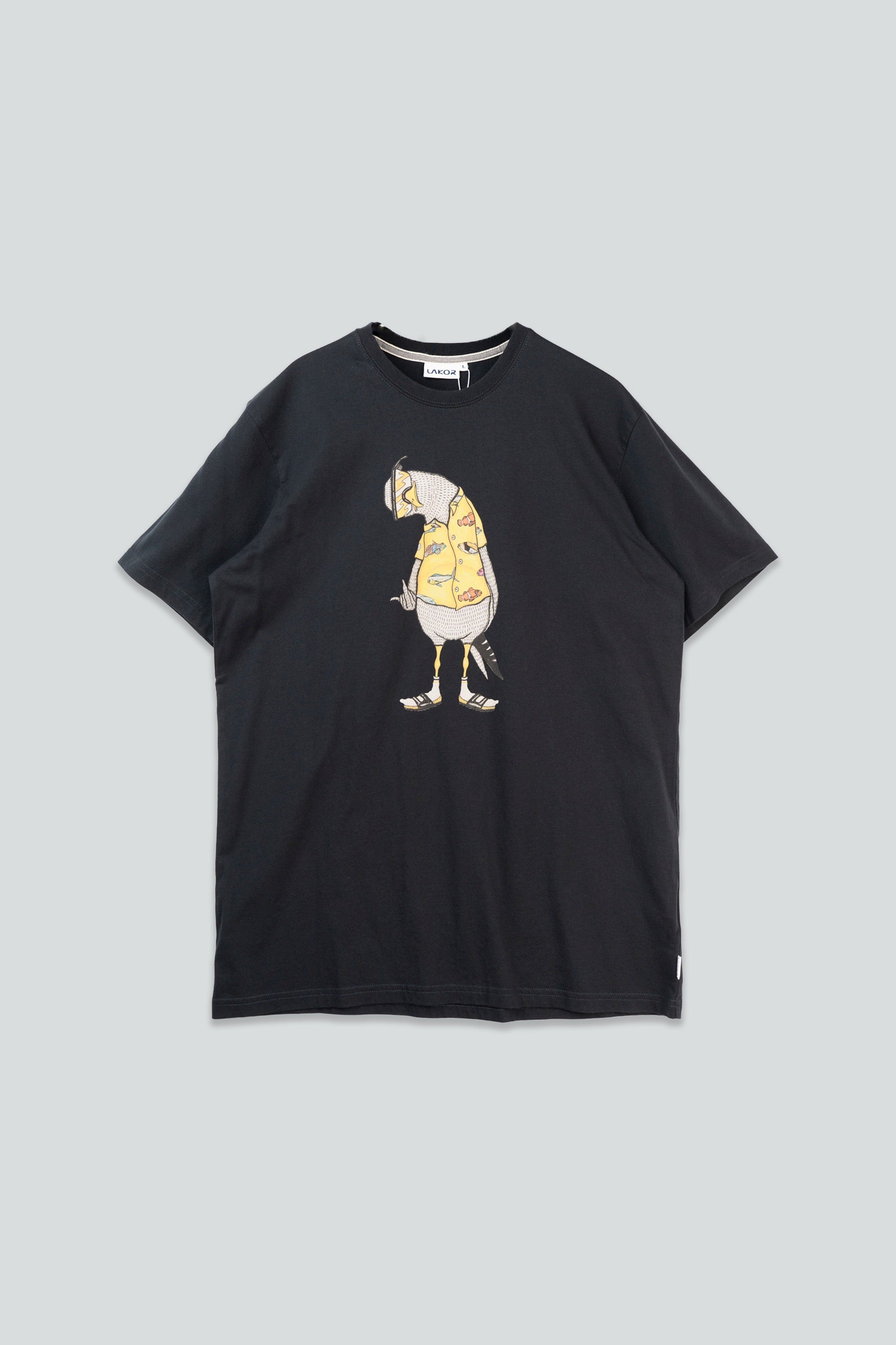 LAKOR Flipping The Bird T-shirt T-Shirt Moonless Night
