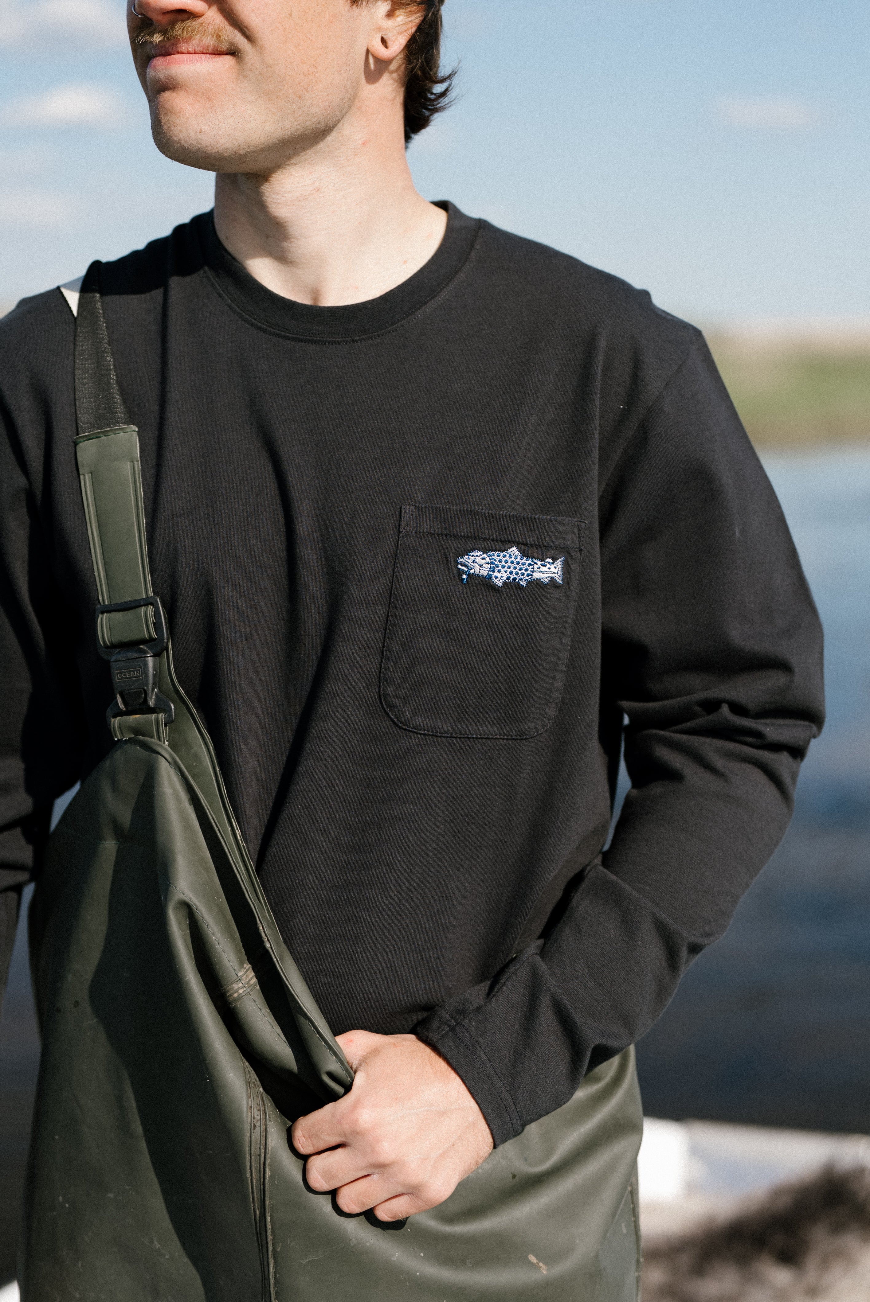 Mini Smoking Salmon LS T-shirt