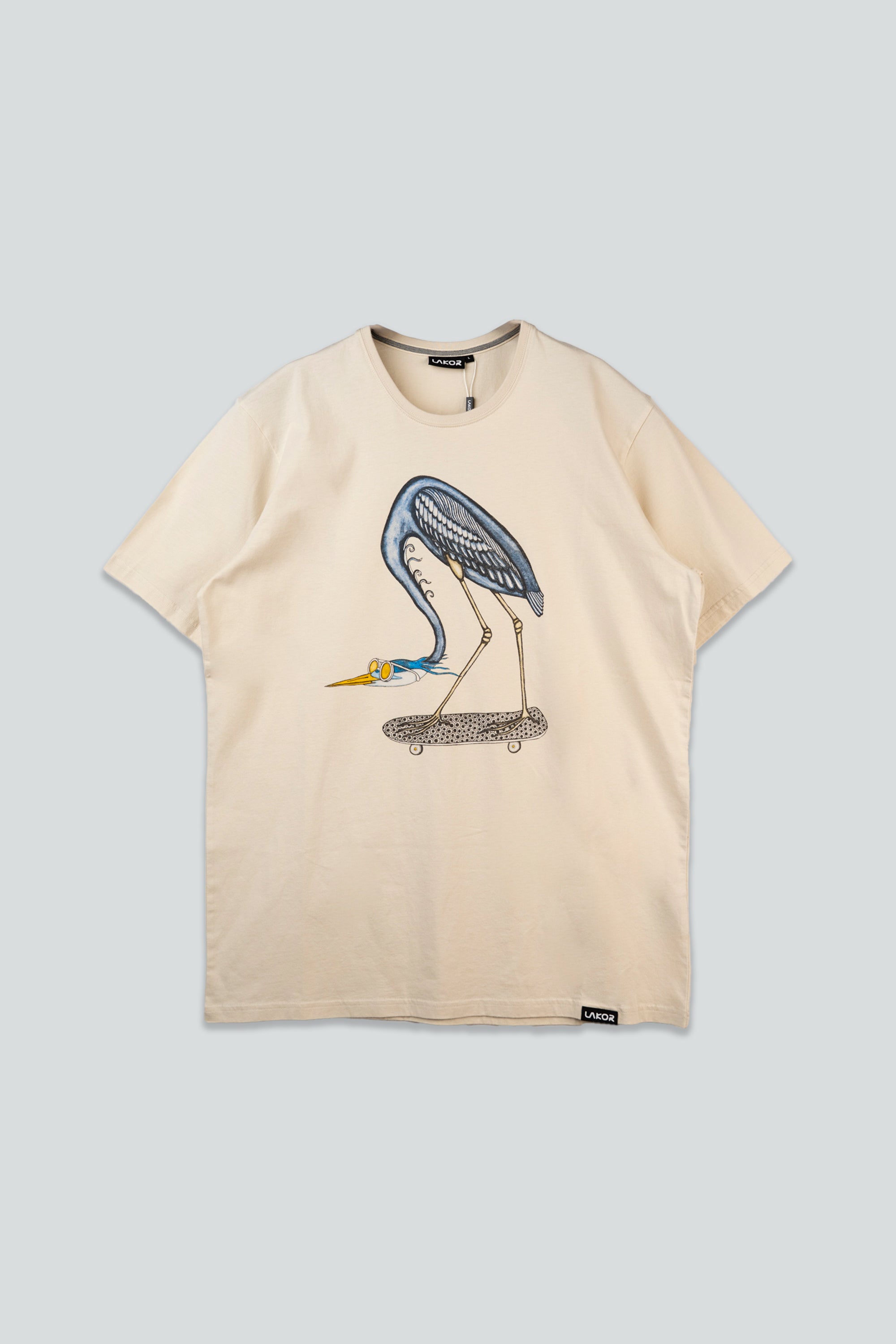 LAKOR Heron Skate T-shirt T-Shirt Rainy Day