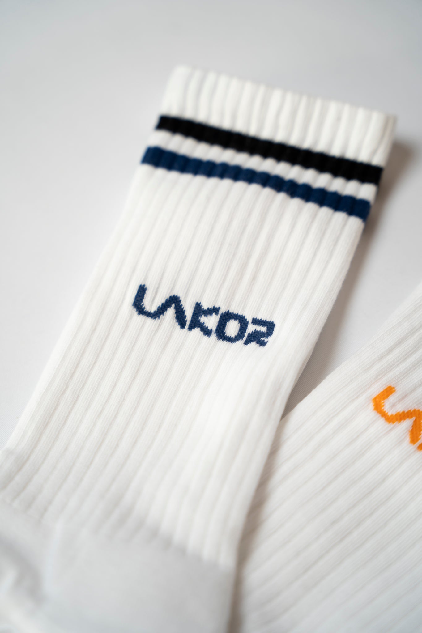 Logo Socks 3-pak - White