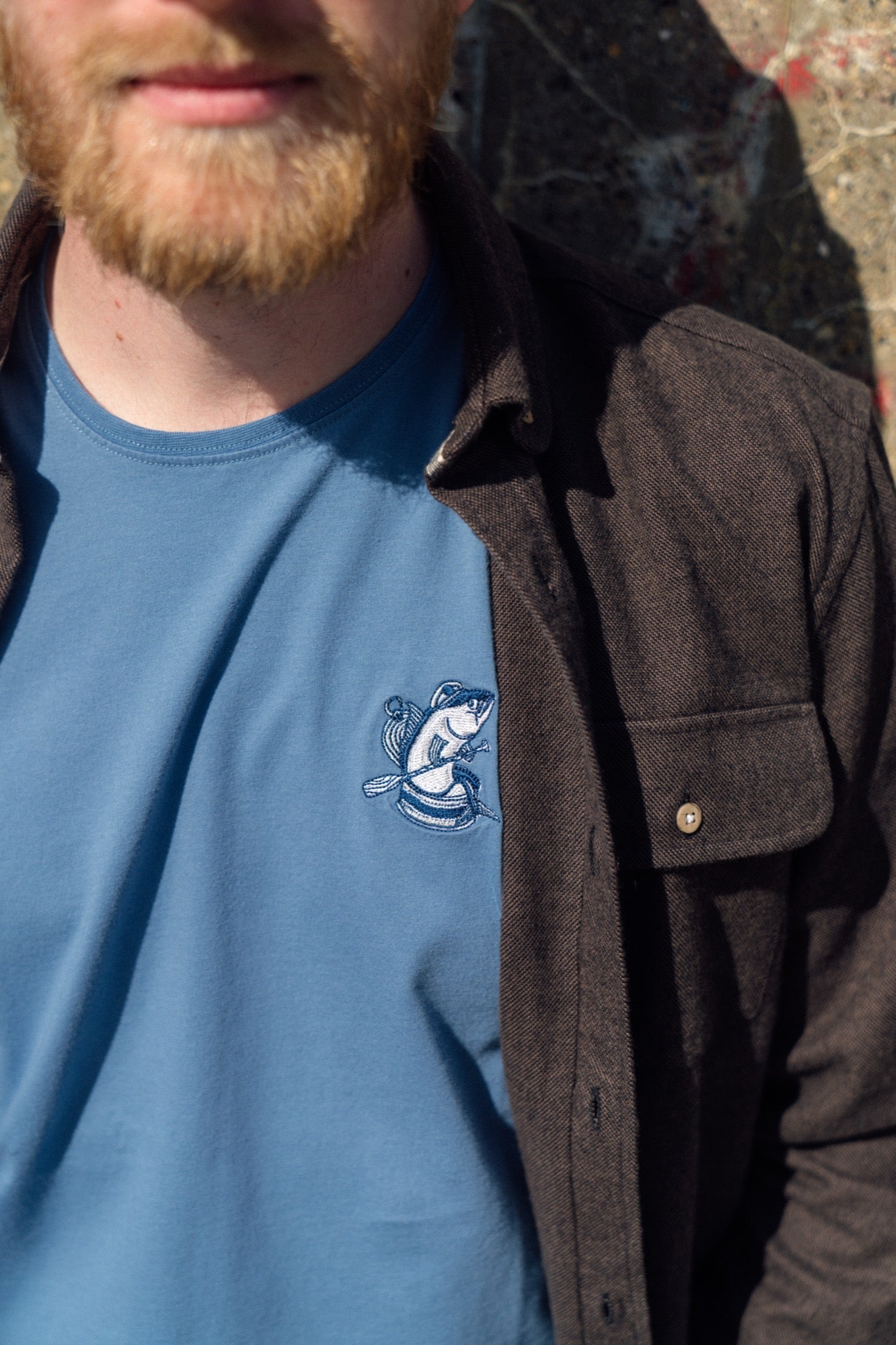 Mini Captain Tuna T-shirt - Captains Blue