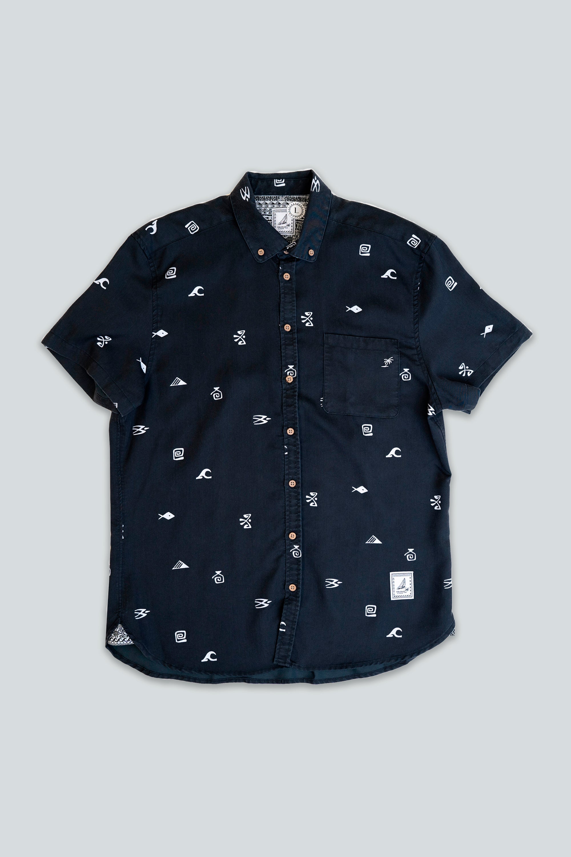 LAKOR Theis Shirt Short Sleeve Shirt Black