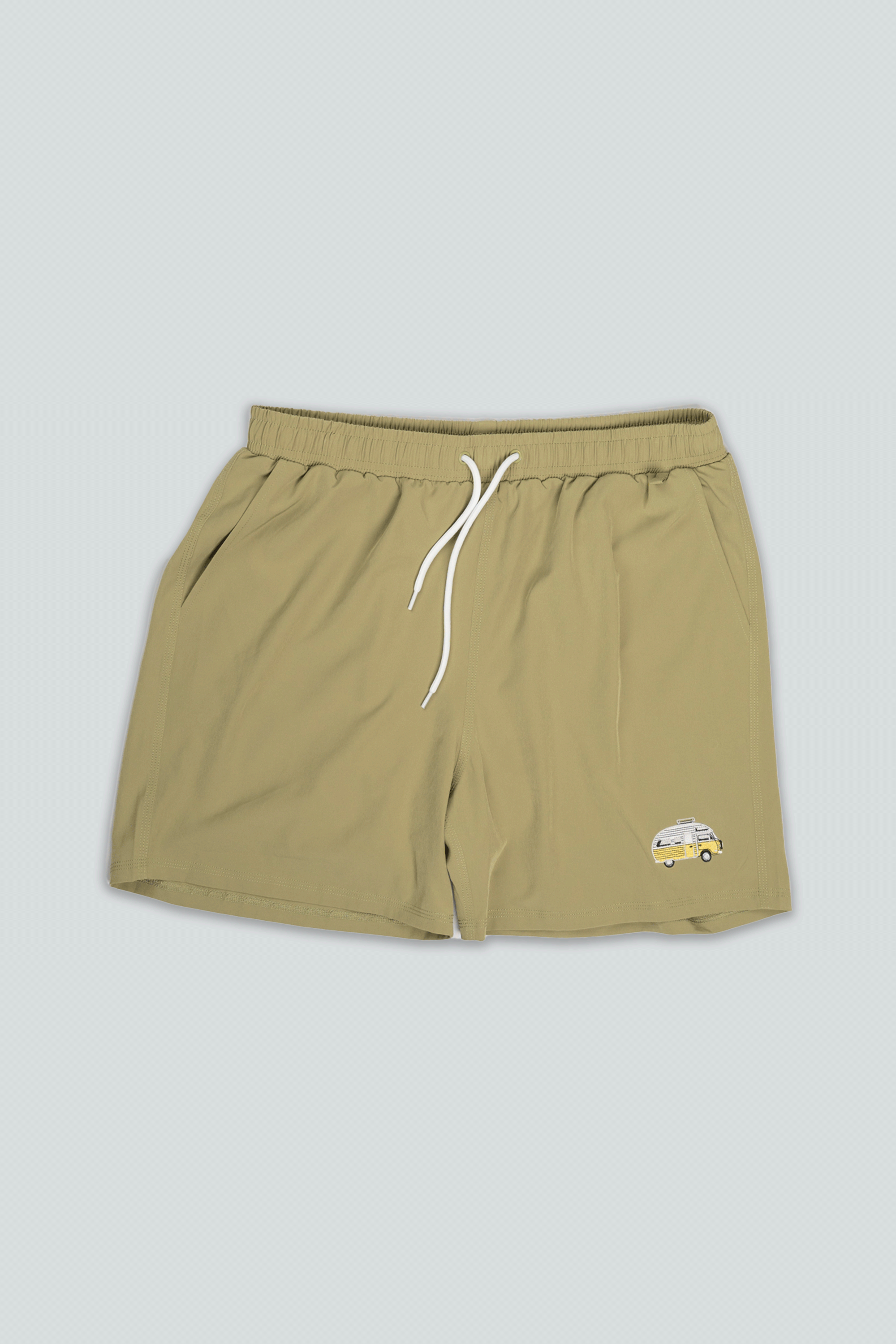 Sun Camper Swim Shorts (Mosstone)