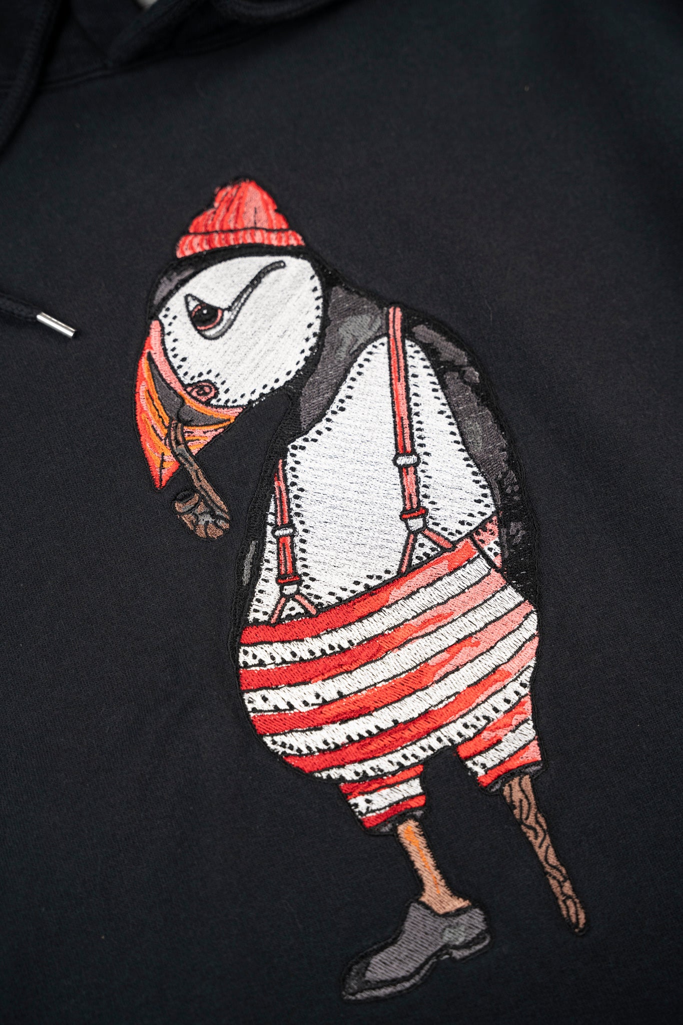 Atlantic Puffin Hoodie (Moonless Night)