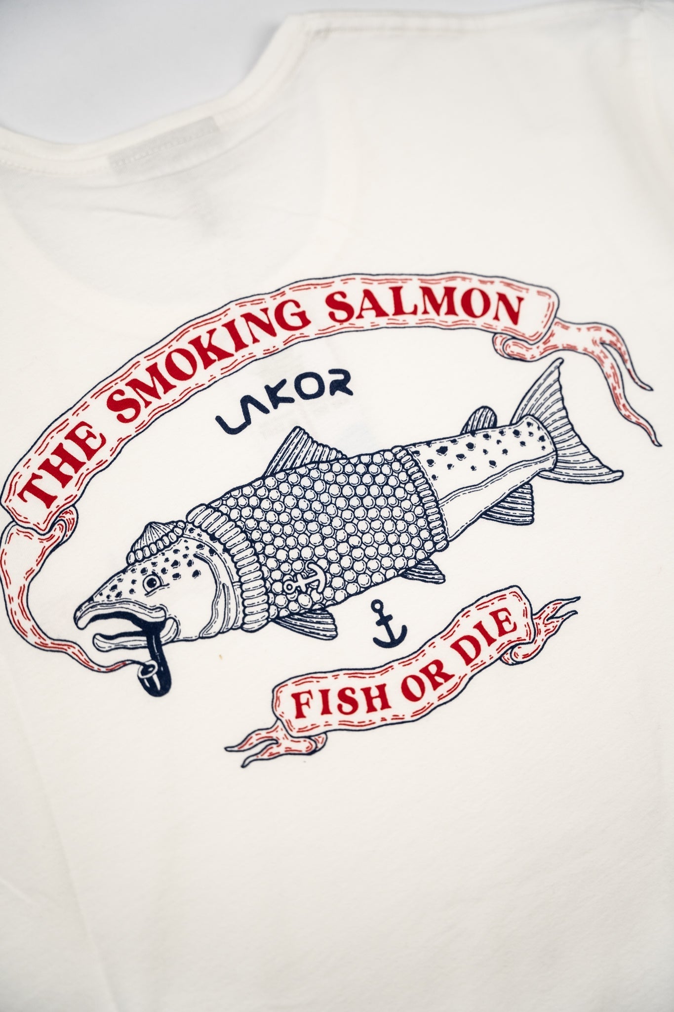 The Smoking Salmon T-shirt (Star White)