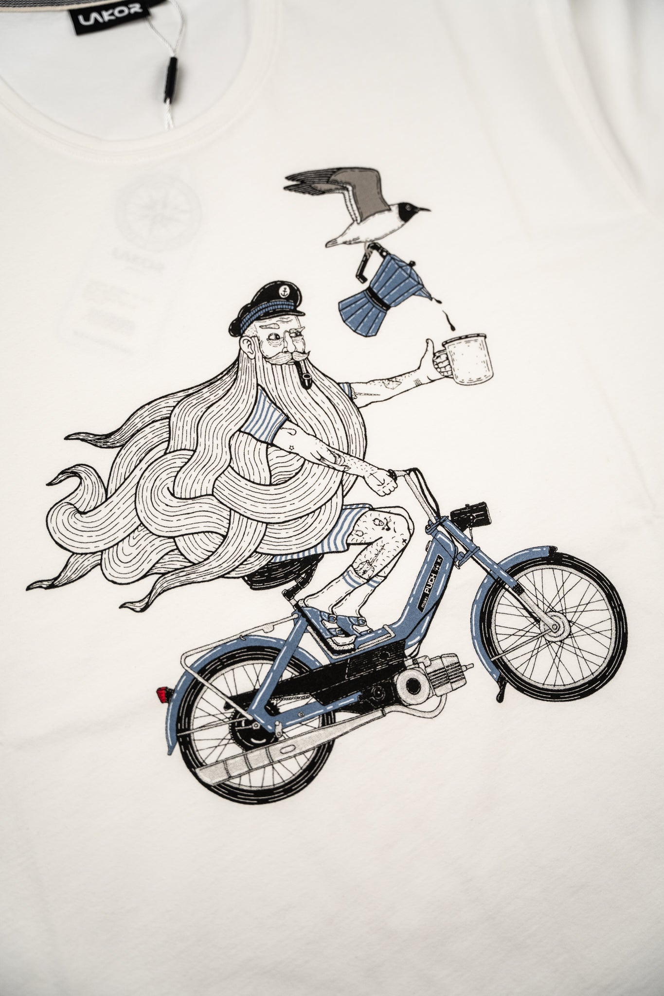 Coffee On the Go T-shirt (Star White)