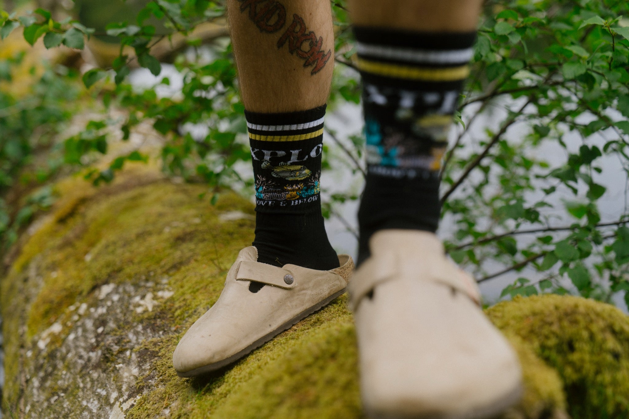 LAKOR Above and Below Tennis Socks Tennis Socks Black