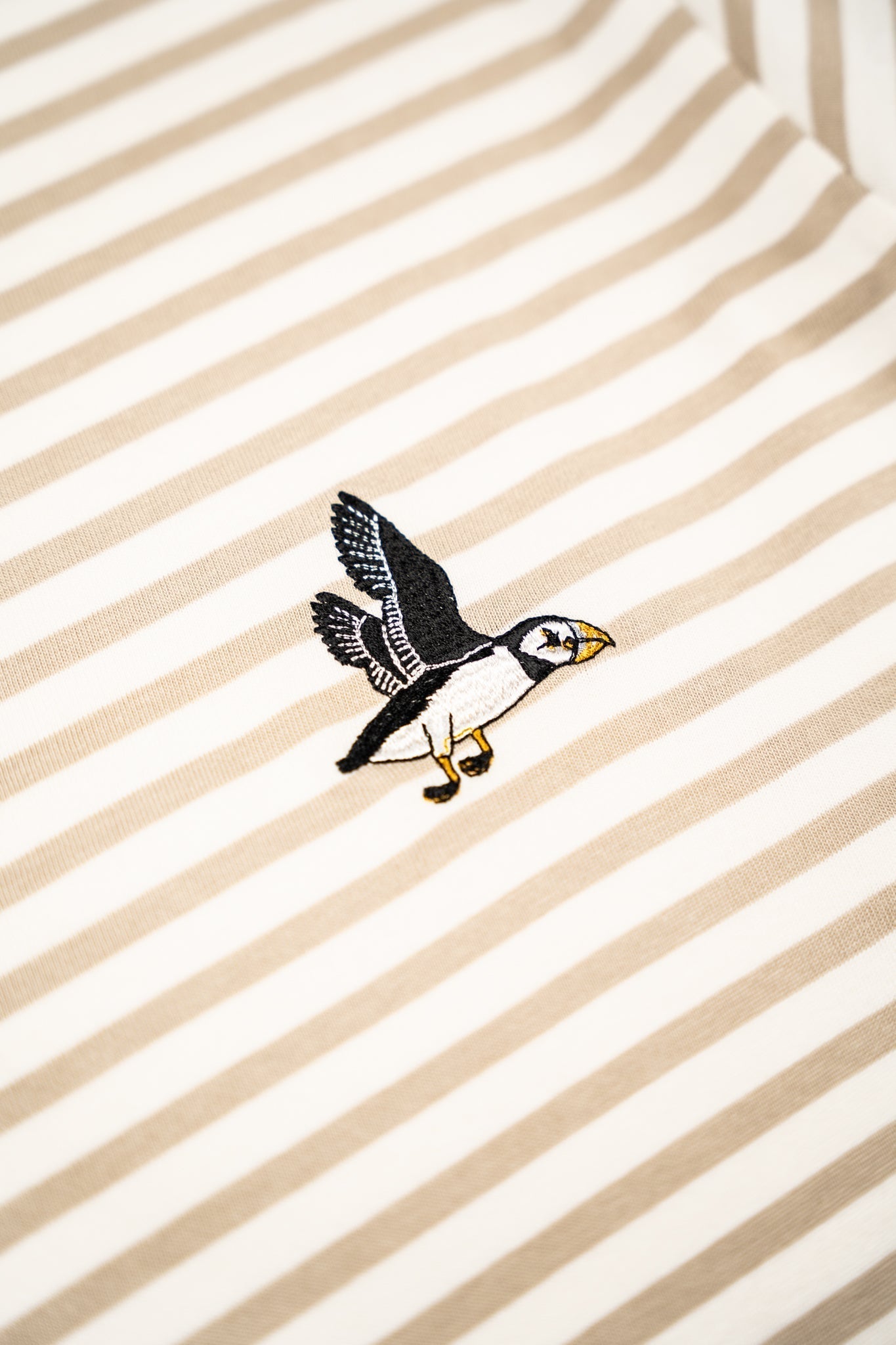 LAKOR Ahoy! Mini Flying Puffin LS T-shirt T-Shirt White Pepper