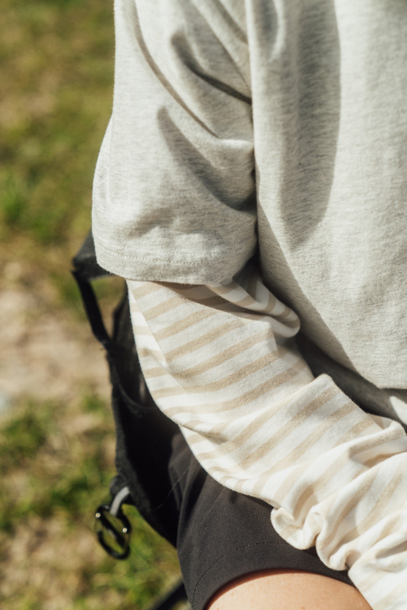 LAKOR Ahoy! Mini Forest Camper T-shirt T-Shirt Oatmeal Melange