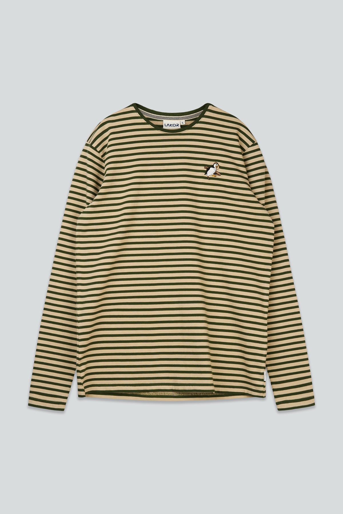 LAKOR Ahoy! Mini Sea Parrot Surf T-Shirt White Pepper/Riffle Green