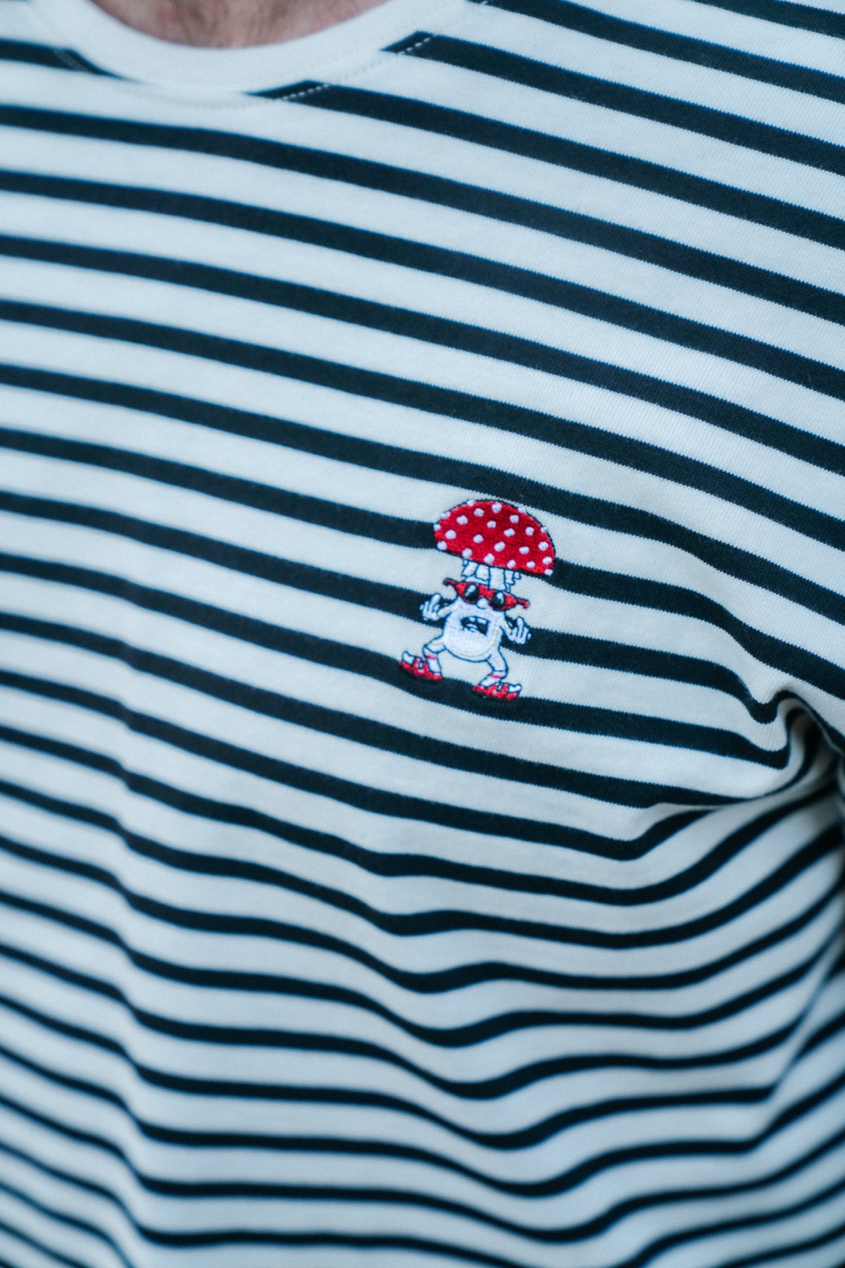 Ahoy! Mini Toxic Mushroom - Star White/Moonless Night