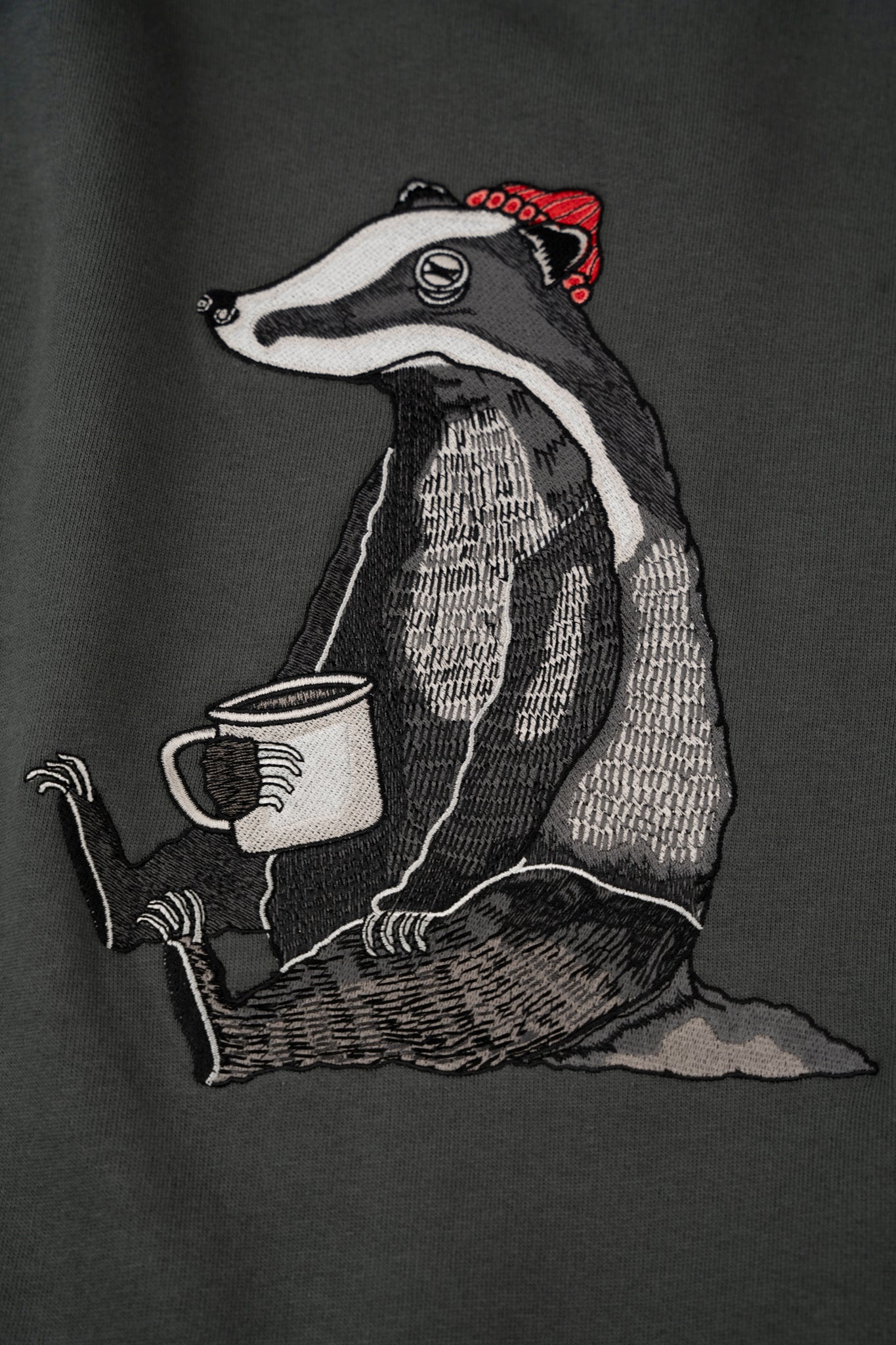 Badger Coffee Crewneck - Urban Chic