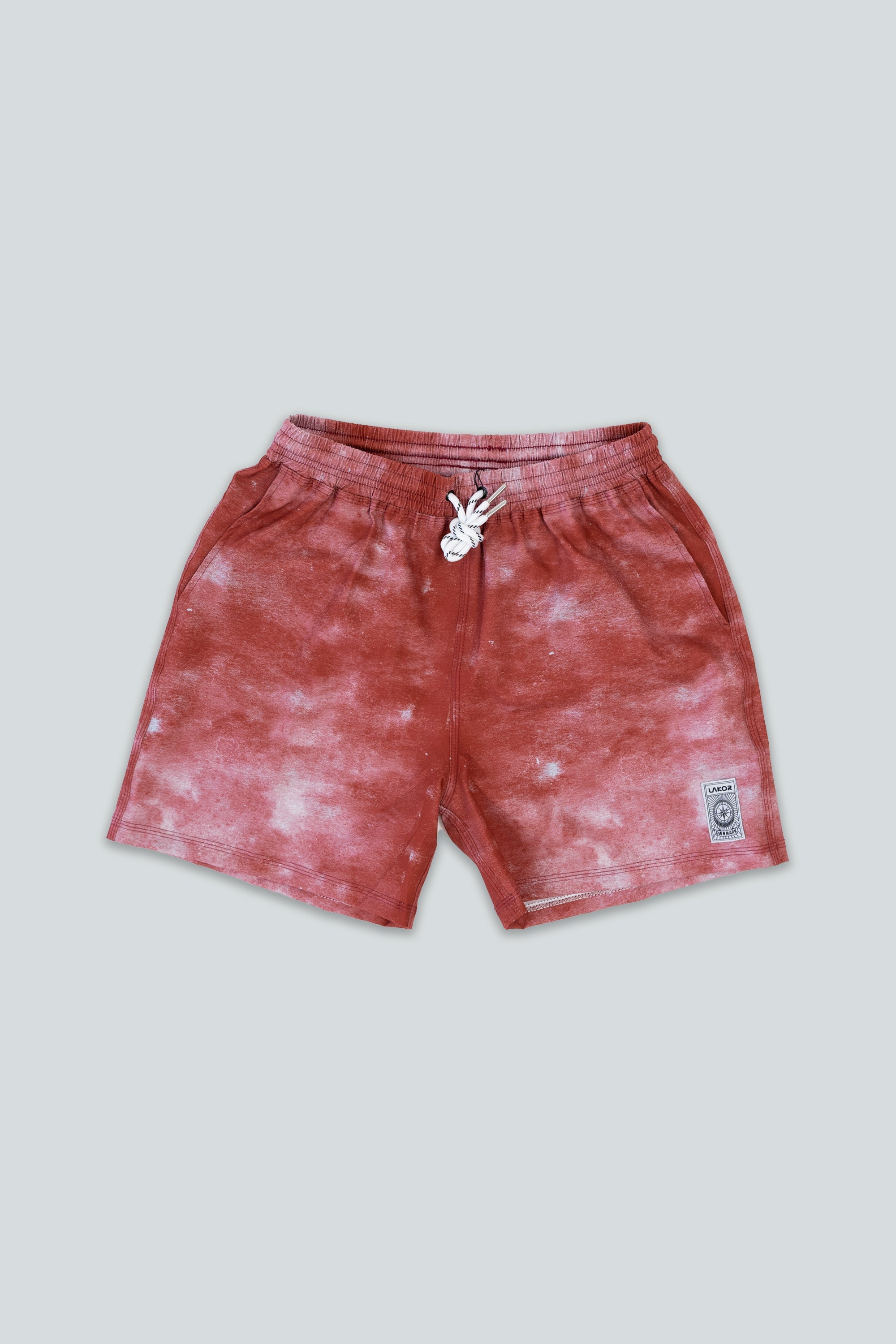 LAKOR Beach Washed Shorts Shorts Marsala