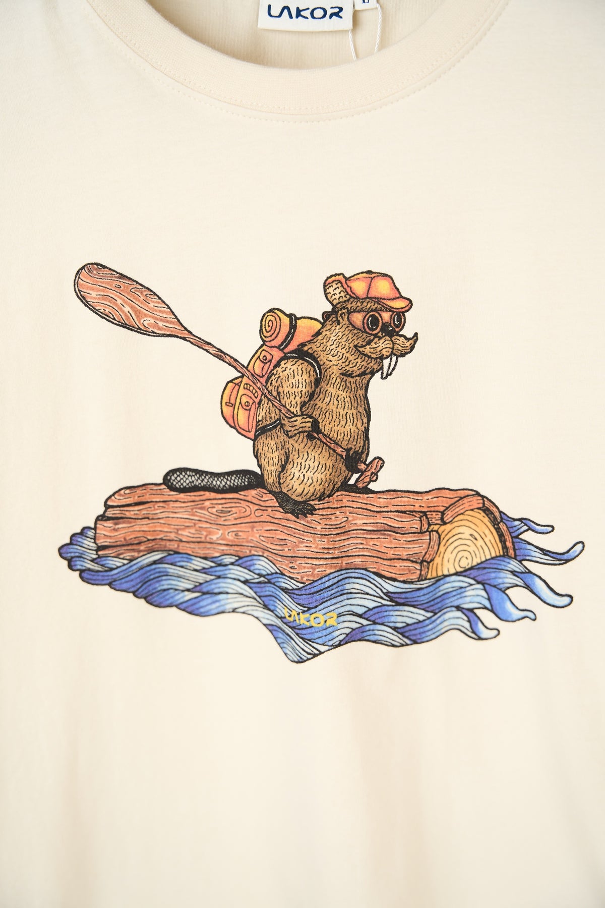 Beaver Rafting T-shirt - Rainy Day