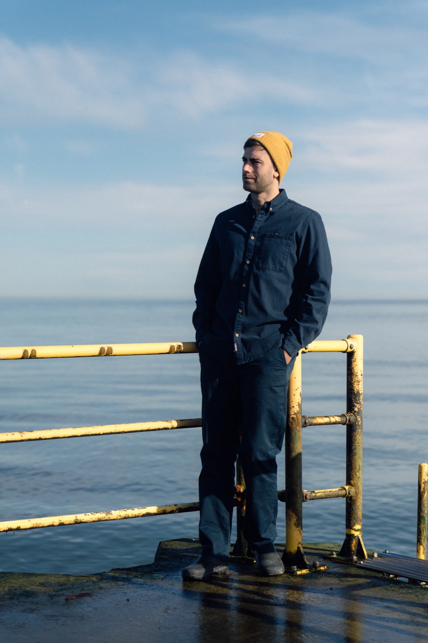 LAKOR Bedford Courd Shirt Shirt Blueberry