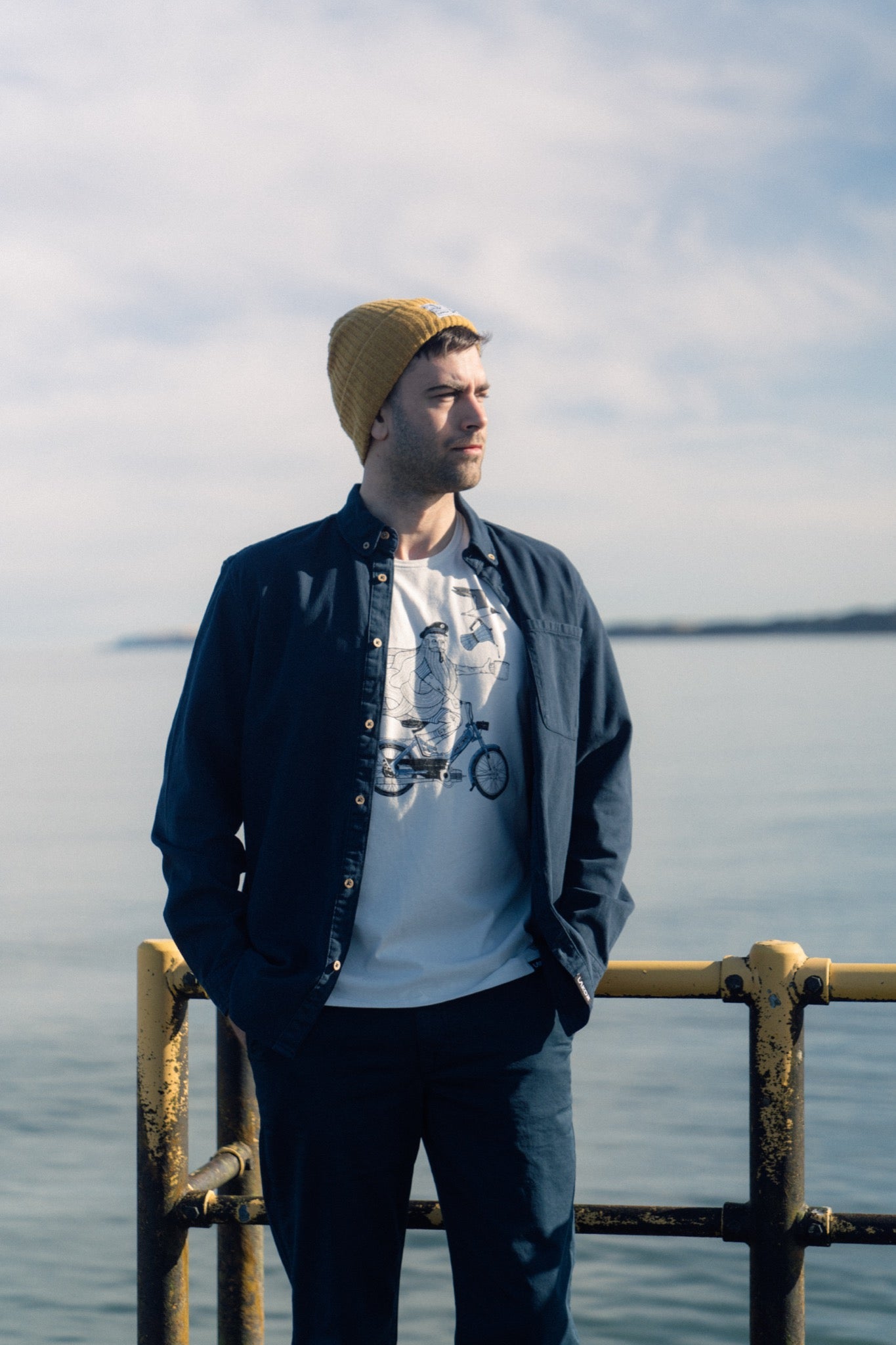 LAKOR Bedford Courd Shirt Shirt Blueberry