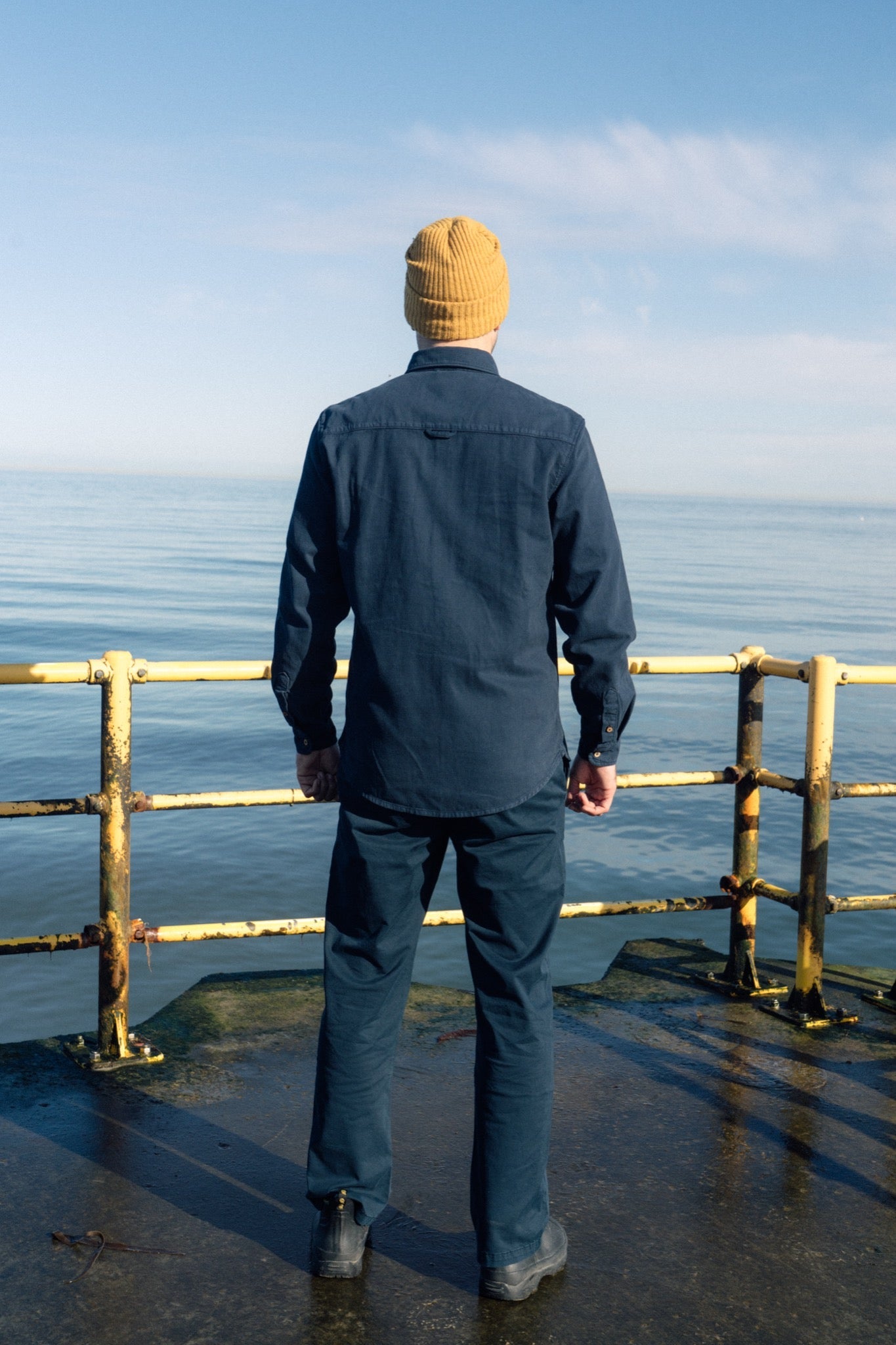 LAKOR Bedford Courd Shirt Shirt Blueberry