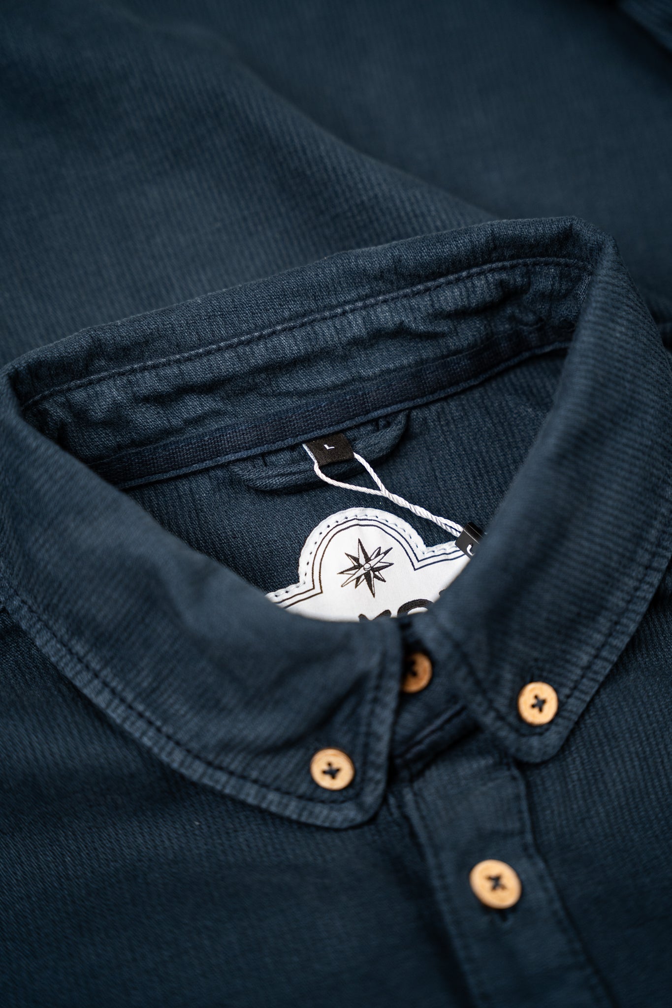 LAKOR Bedford Courd Shirt Shirt Blueberry