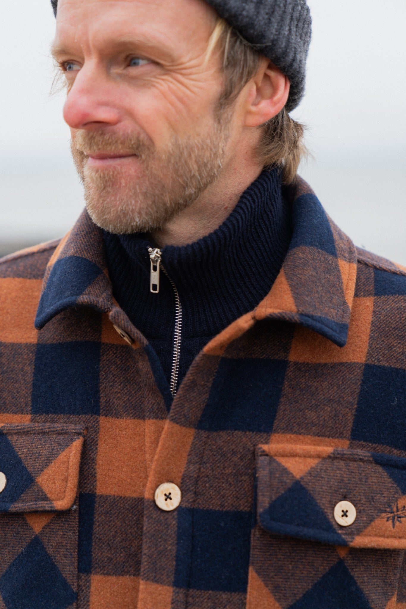 Birler Wool Jacket - Mocha Bisque