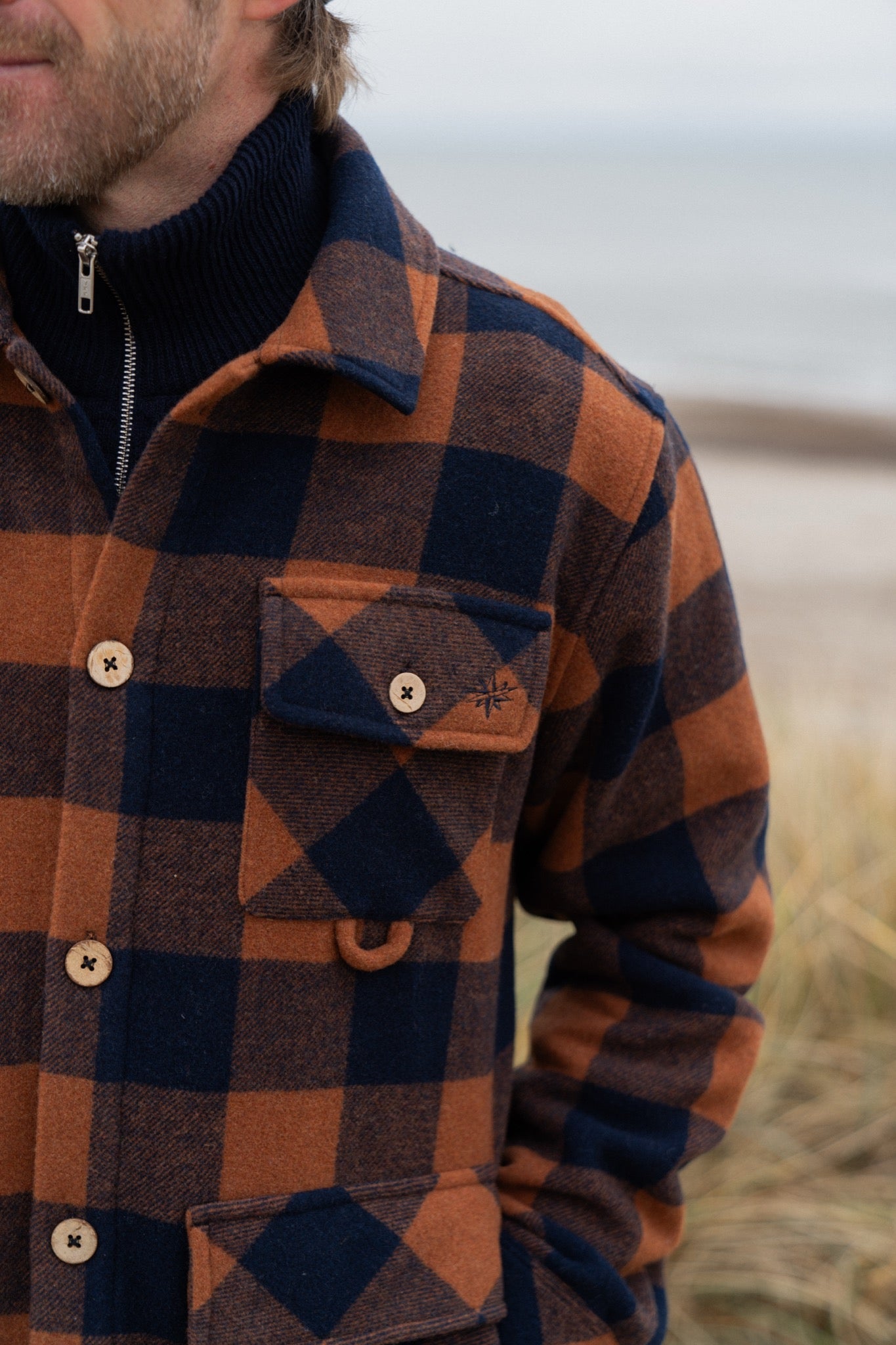 LAKOR Birler Wool Jacket Jacket Mocha Bisque
