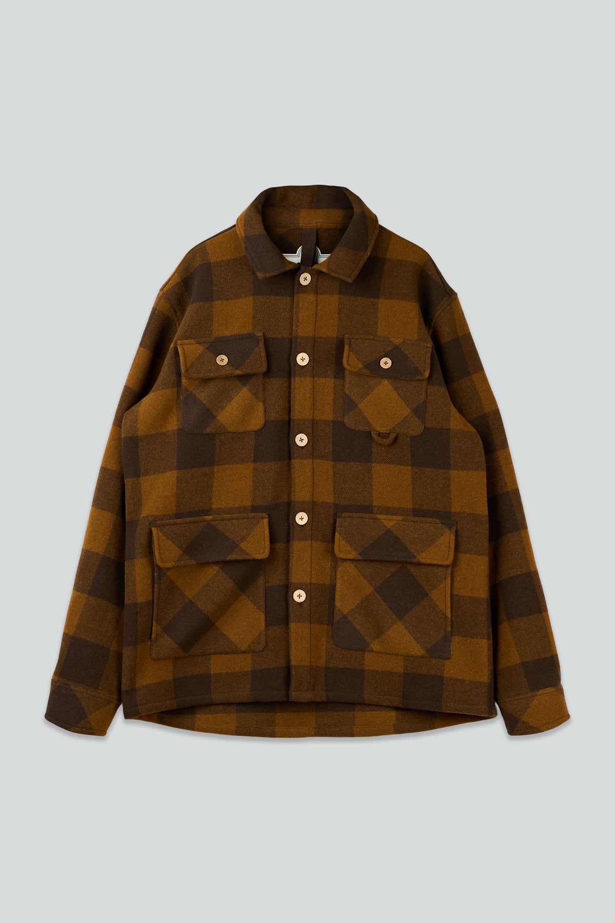 LAKOR Birler Wool Jacket Jacket Coffee Bean/Monk's Robe