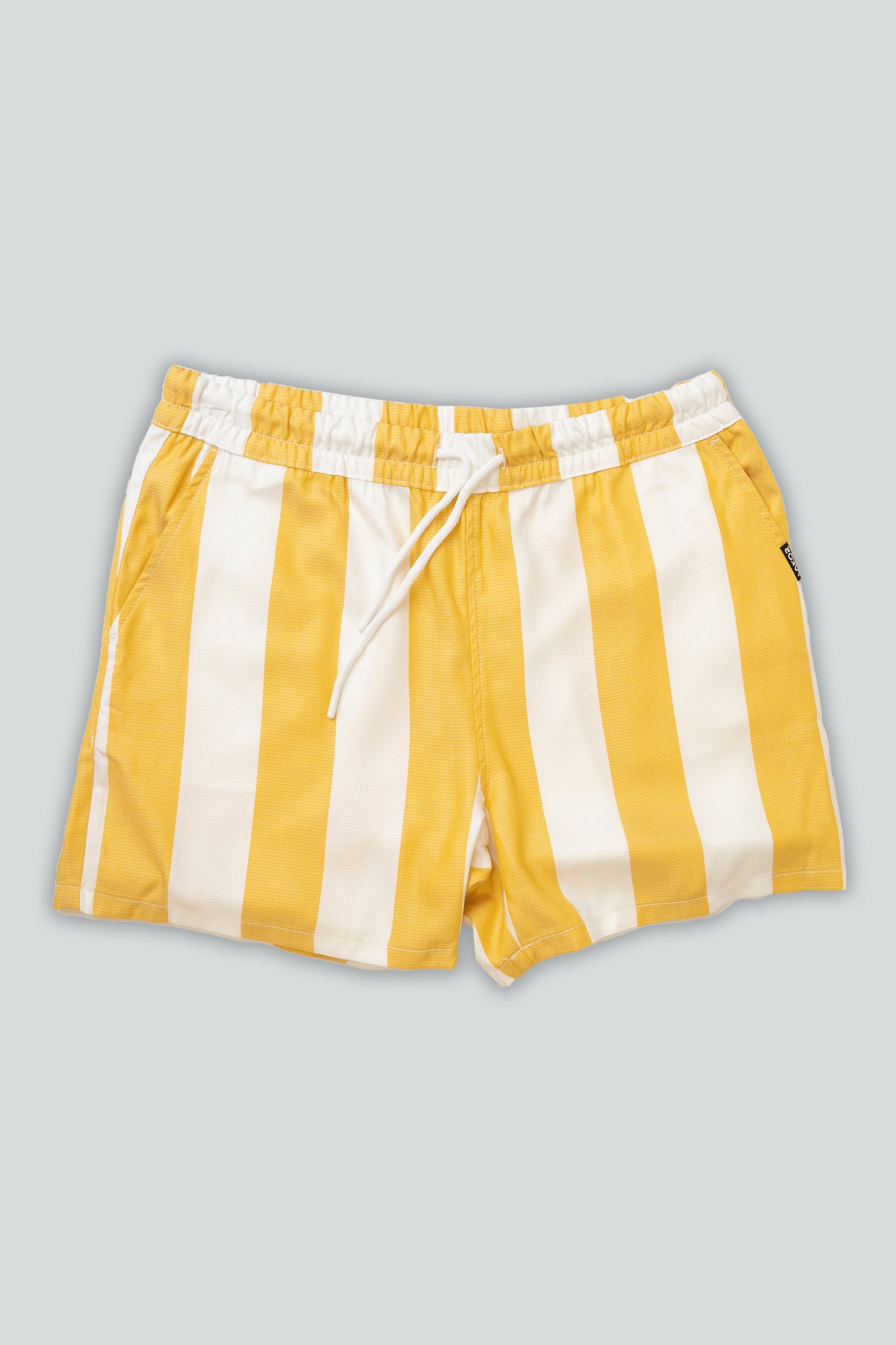 LAKOR Bold Stripes Shorts Shorts Yellow