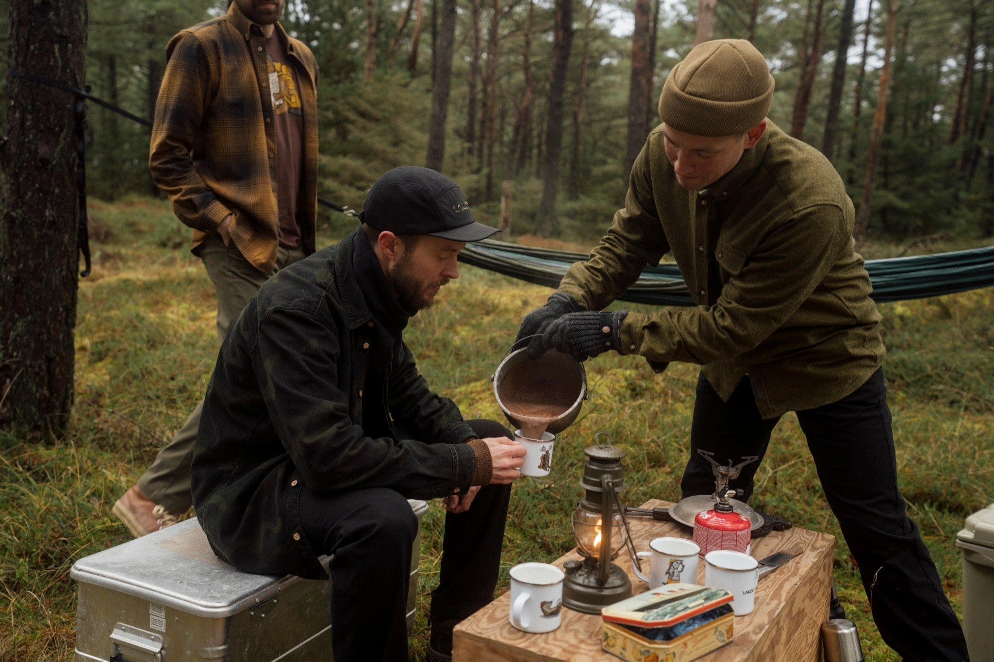 LAKOR Camo Overshirt Overshirt Rosin