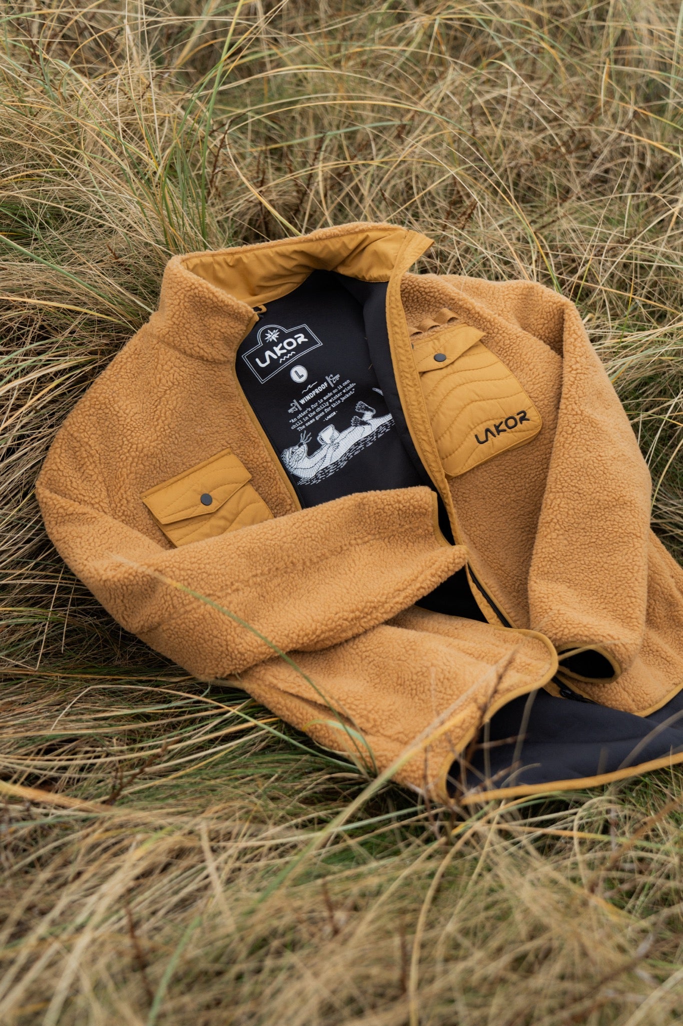 LAKOR Campfire Pile Jacket Jacket Wood Thrush