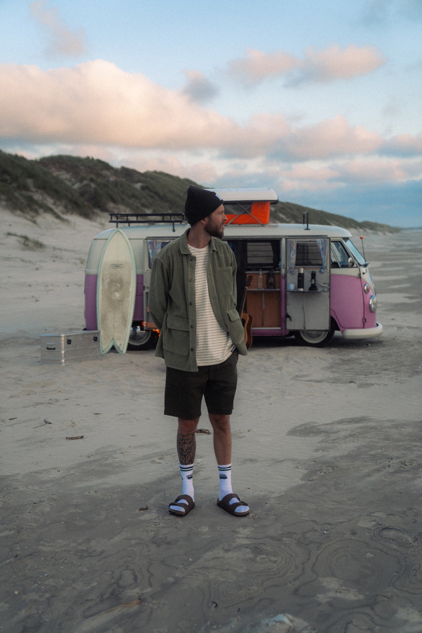 LAKOR Courd Jacket Jacket Mosstone