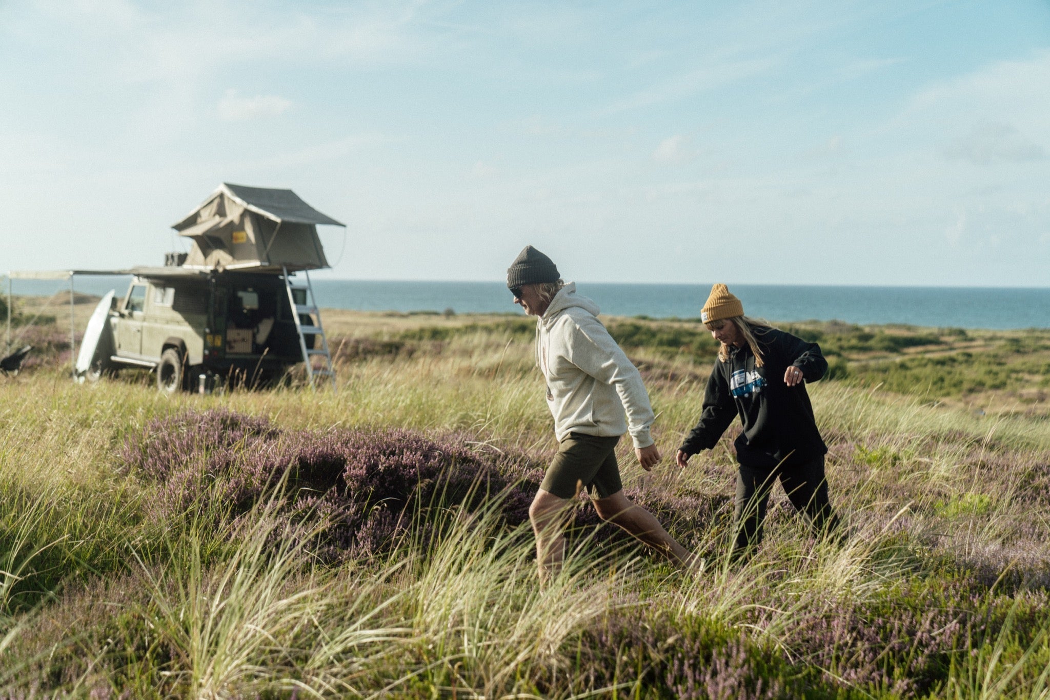 LAKOR Dashboard Hula Hoodie Sweatshirt Oatmeal Melange