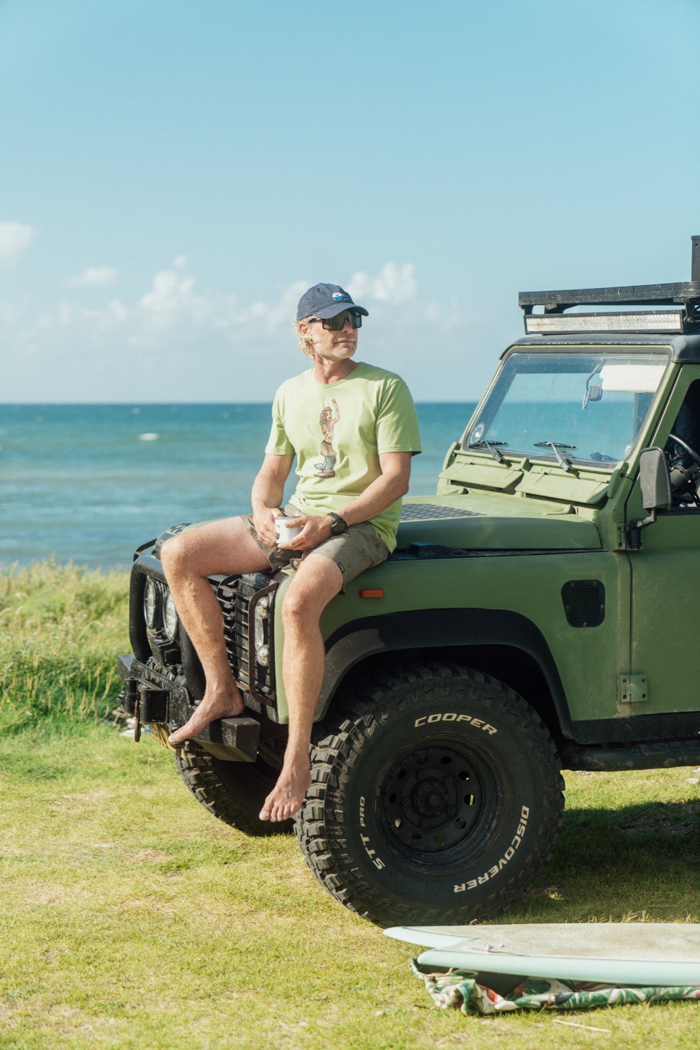 LAKOR Dashboard Hula T-shirt T-Shirt Mosstone