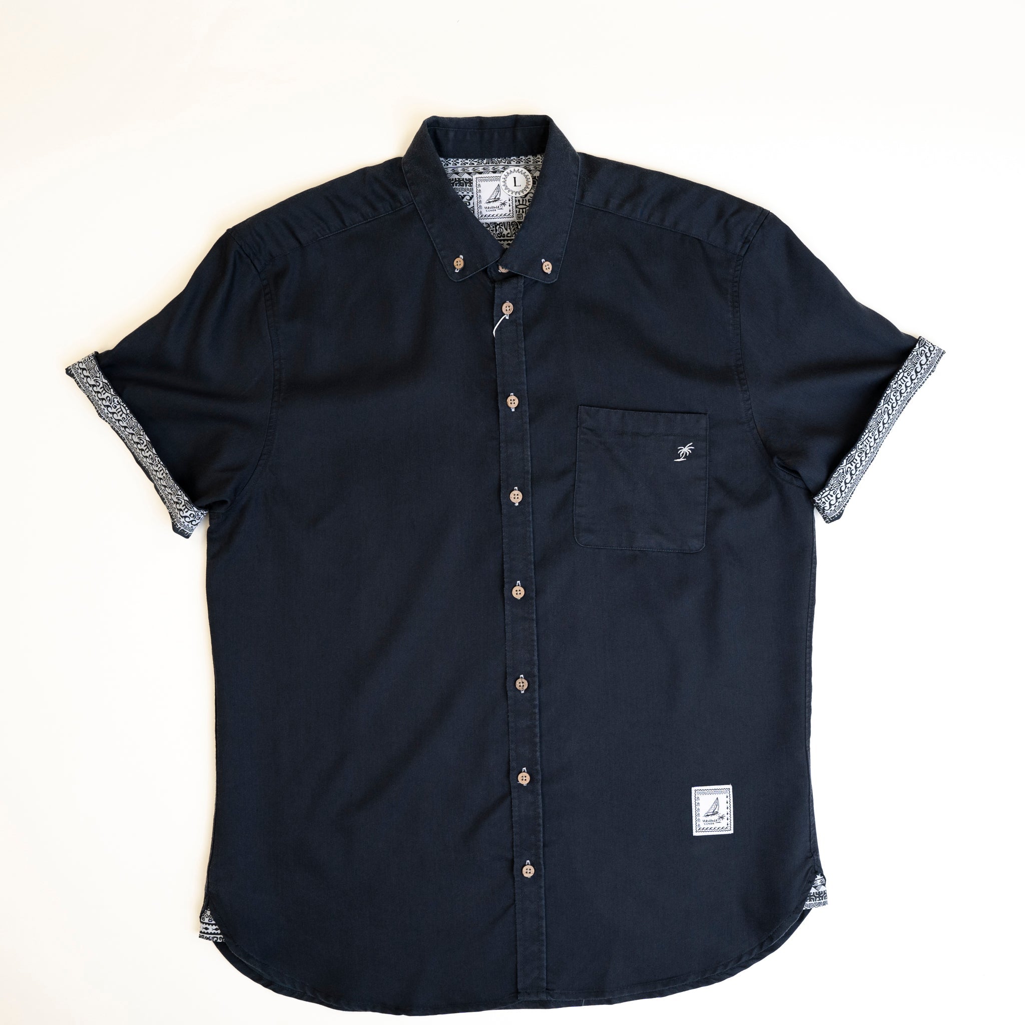 LAKOR Emil Shirt Short Sleeve Shirt Black