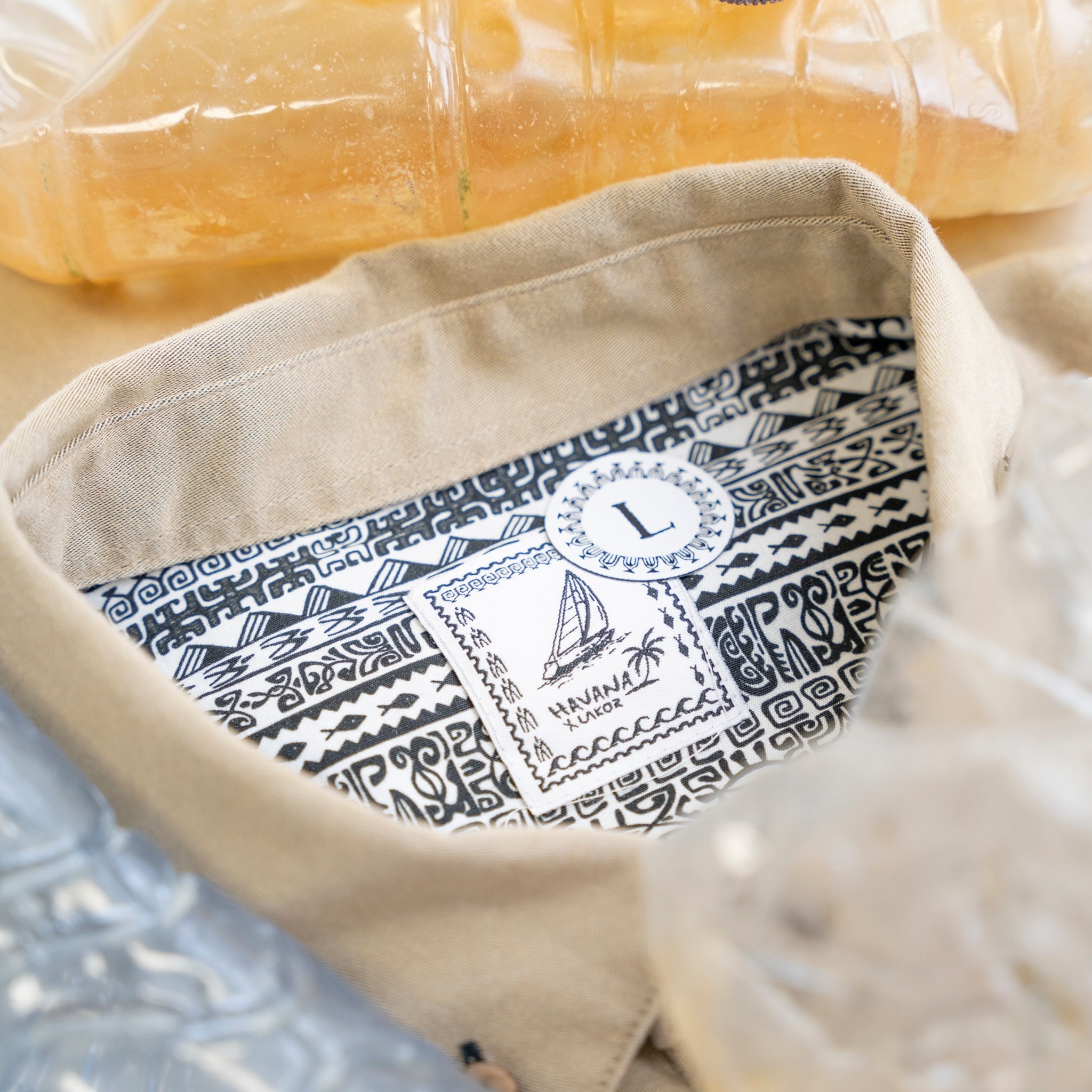 LAKOR Emil Shirt Short Sleeve Shirt Khaki