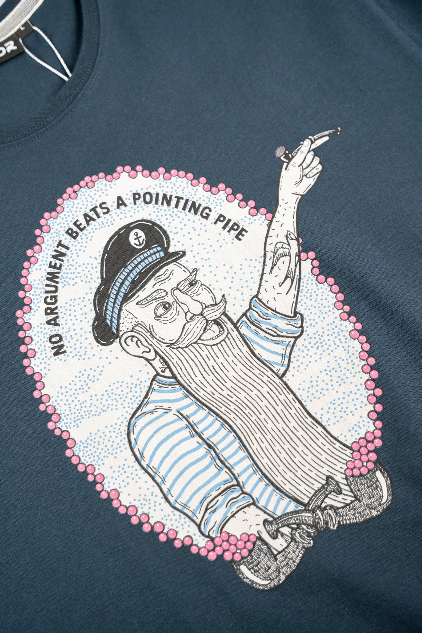 LAKOR End of Discussion T-shirt T-Shirt Blueberry