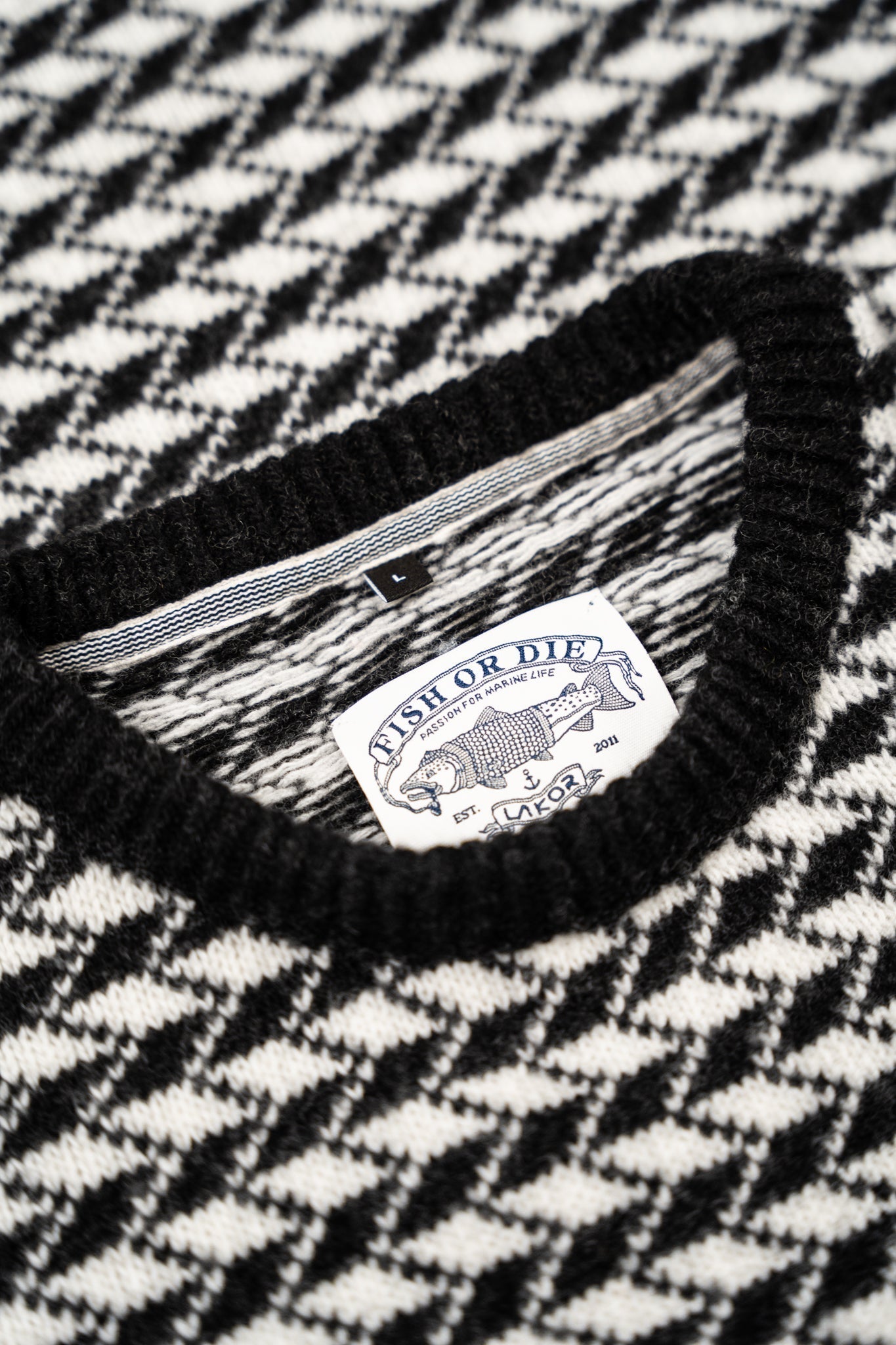 LAKOR Faroese Fisher Knit Knit Off White