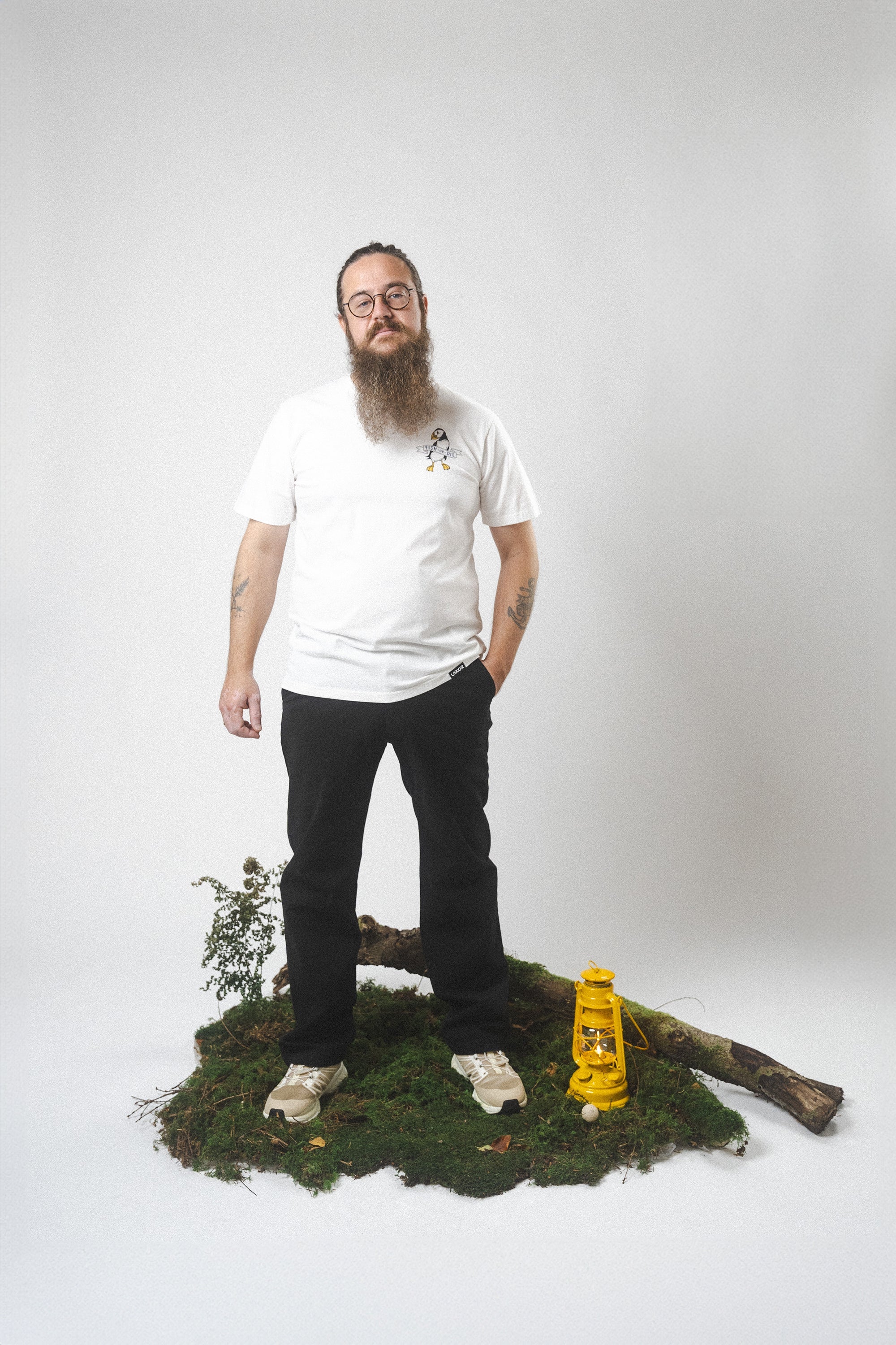 LAKOR Fishing In A Barrel T-shirt T-Shirt Star White