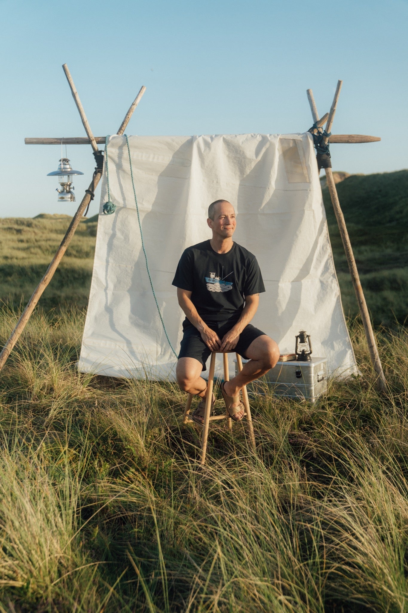 Fishing Vessel T-shirt - Blueberry