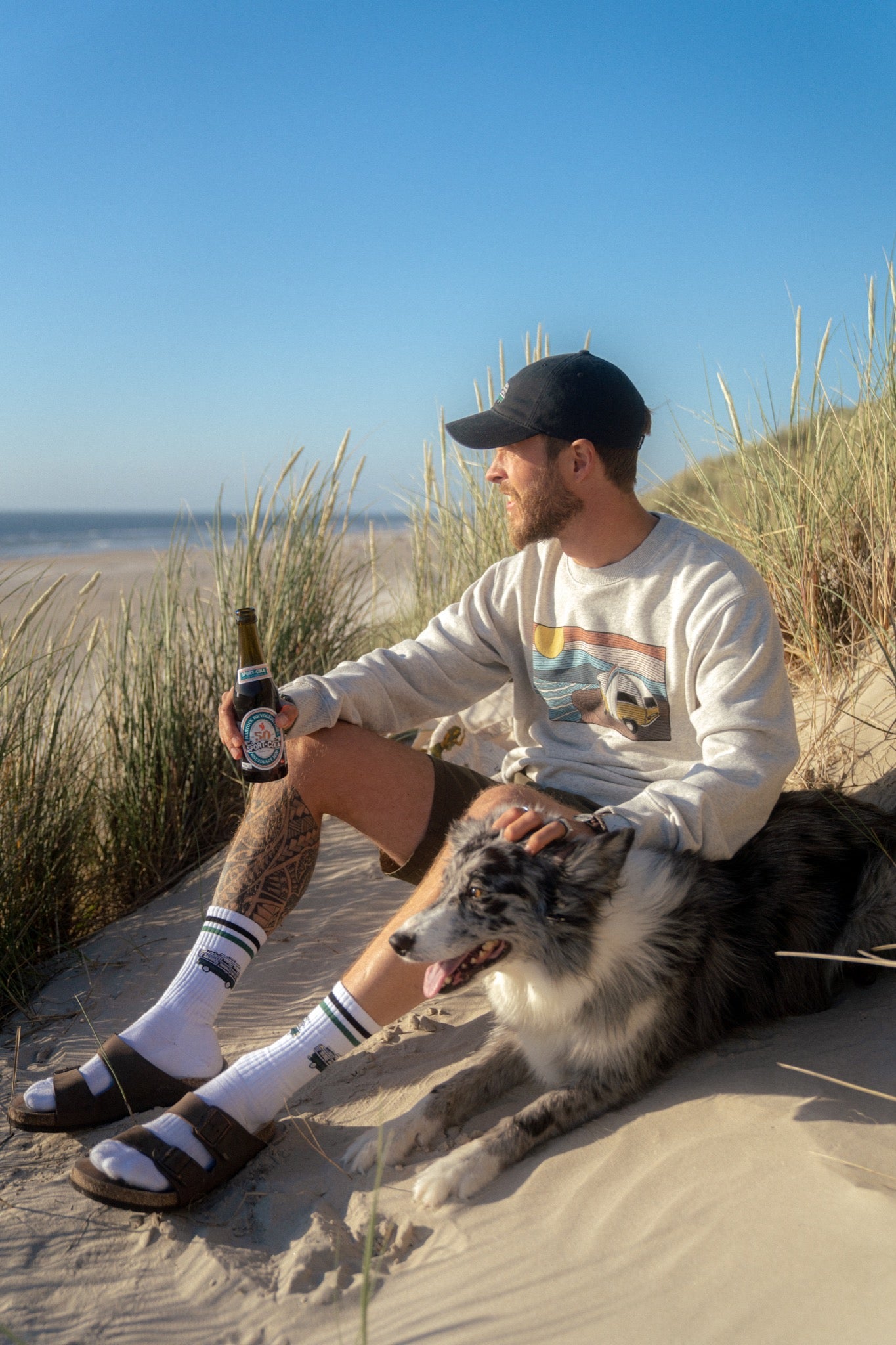 LAKOR Forest Camper Socks Tennis Socks White