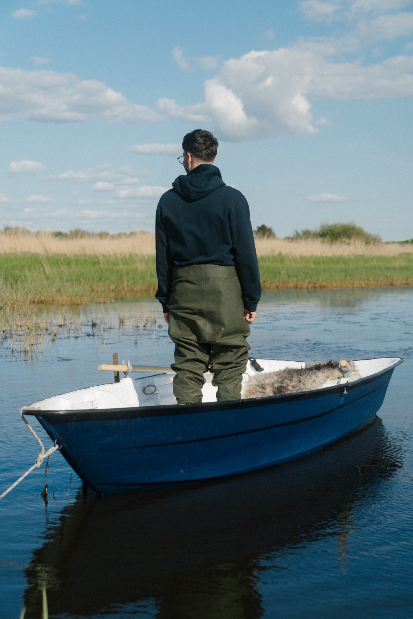 Red Maxi Hoodie (Blueberry)