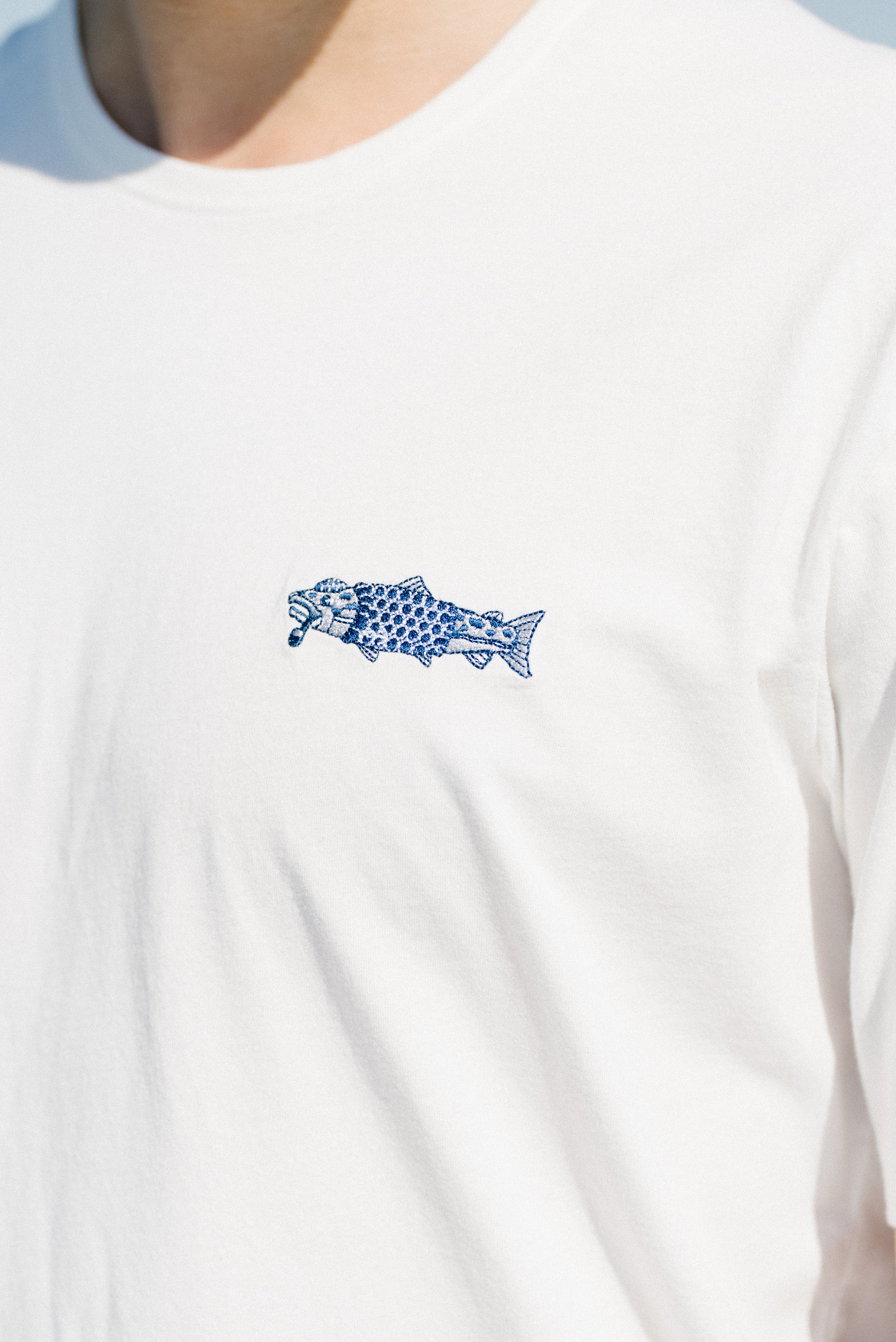 Mini Smoking Salmon T-shirt (Star White)