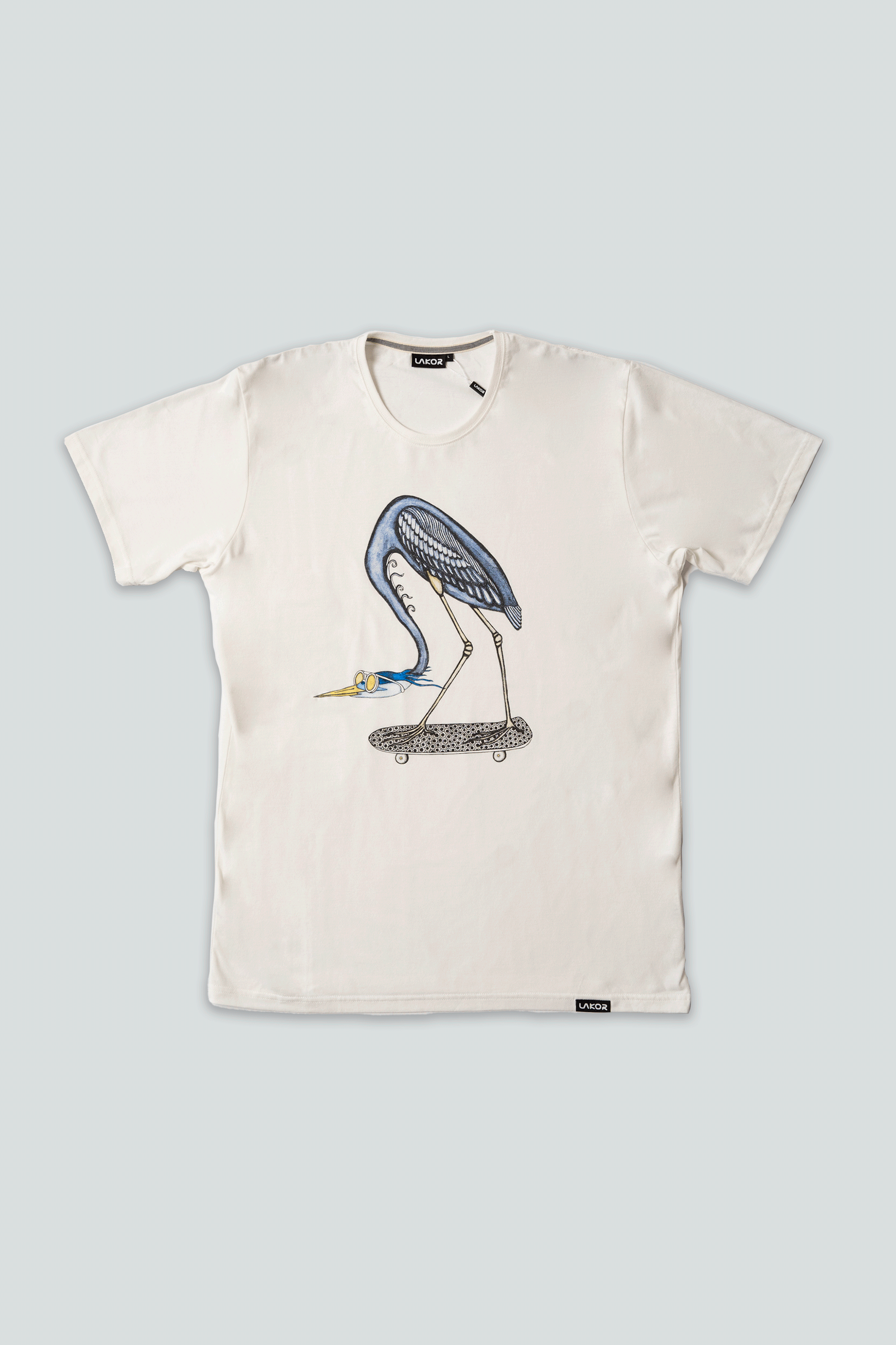 LAKOR Heron Skate T-shirt T-Shirt Star White