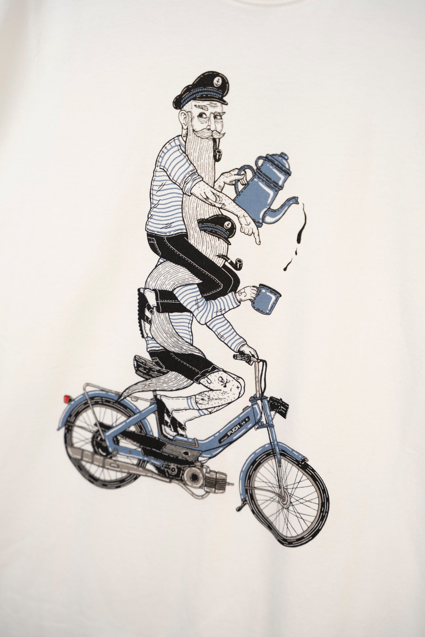 Hitching a Ride T-shirt - Star White