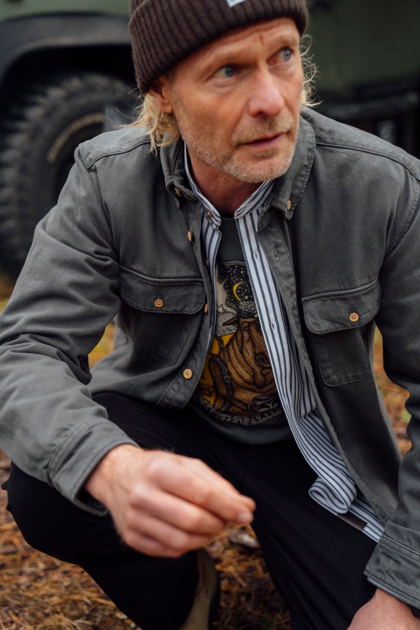 LAKOR Knokkel Shirt Overshirt Urban Chic