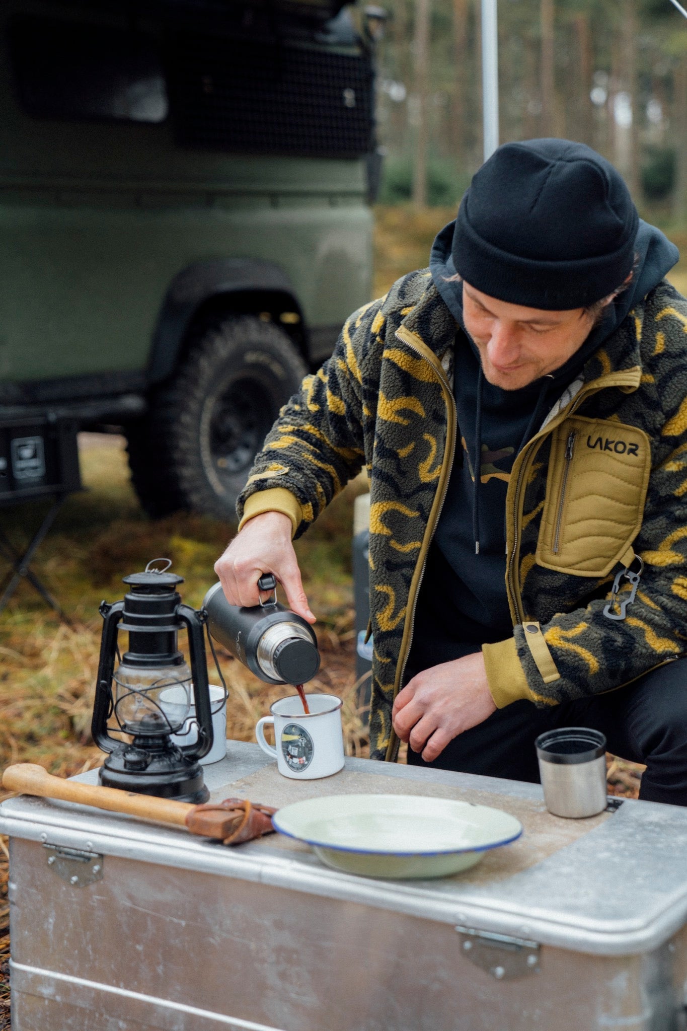 LAKOR LAKOR Dripstop Camo Hoodie Sweatshirt Moonless Night