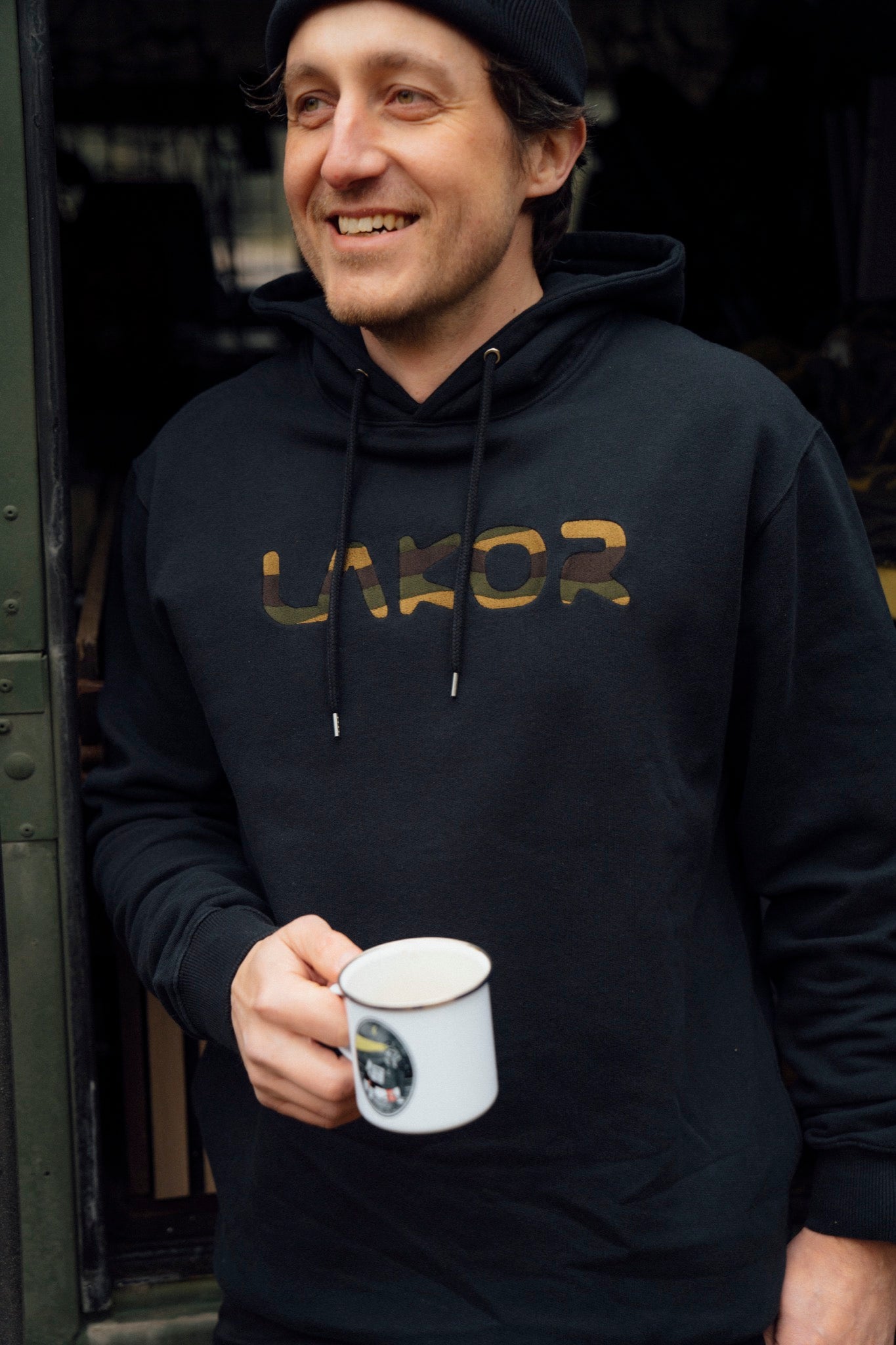 LAKOR LAKOR Dripstop Camo Hoodie Sweatshirt Moonless Night