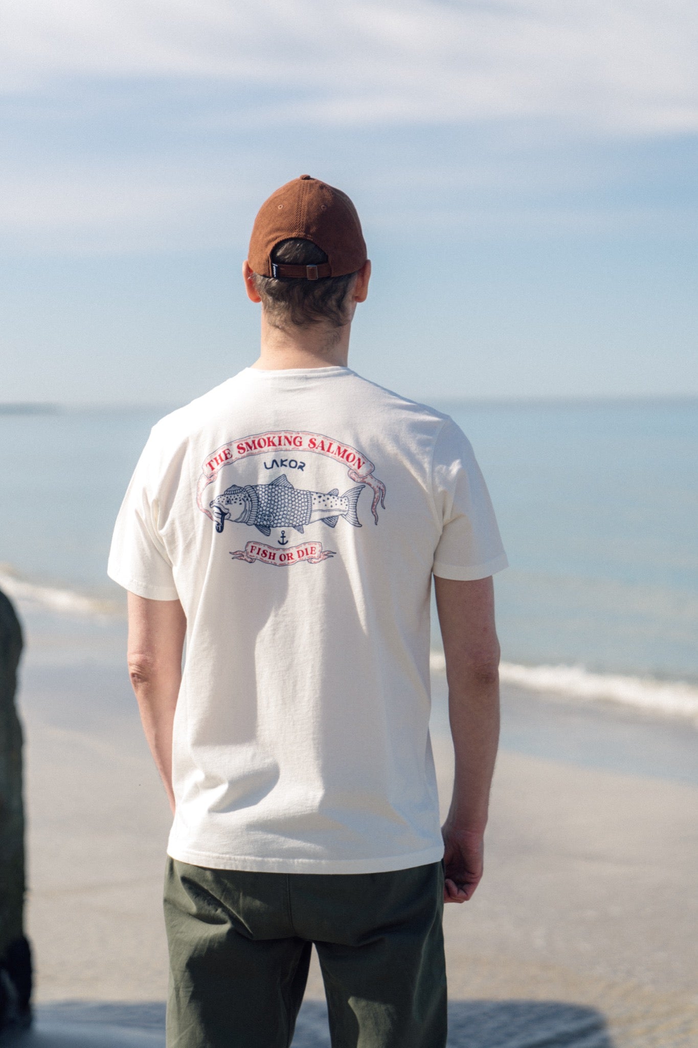 The Smoking Salmon T-shirt (Star White)