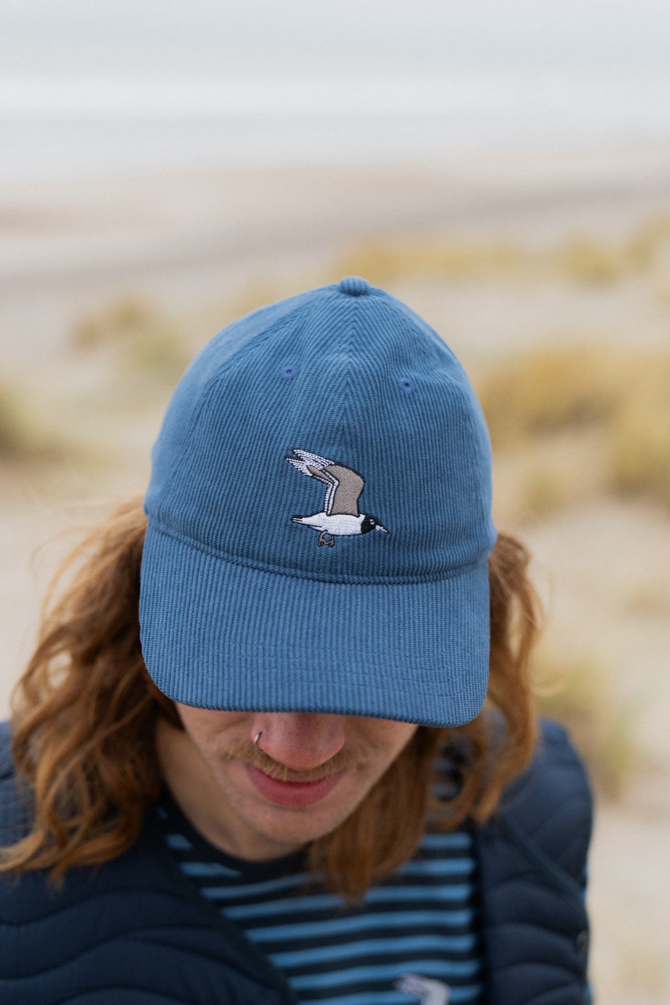Flying Seagull Courd Cap (Captains Blue)